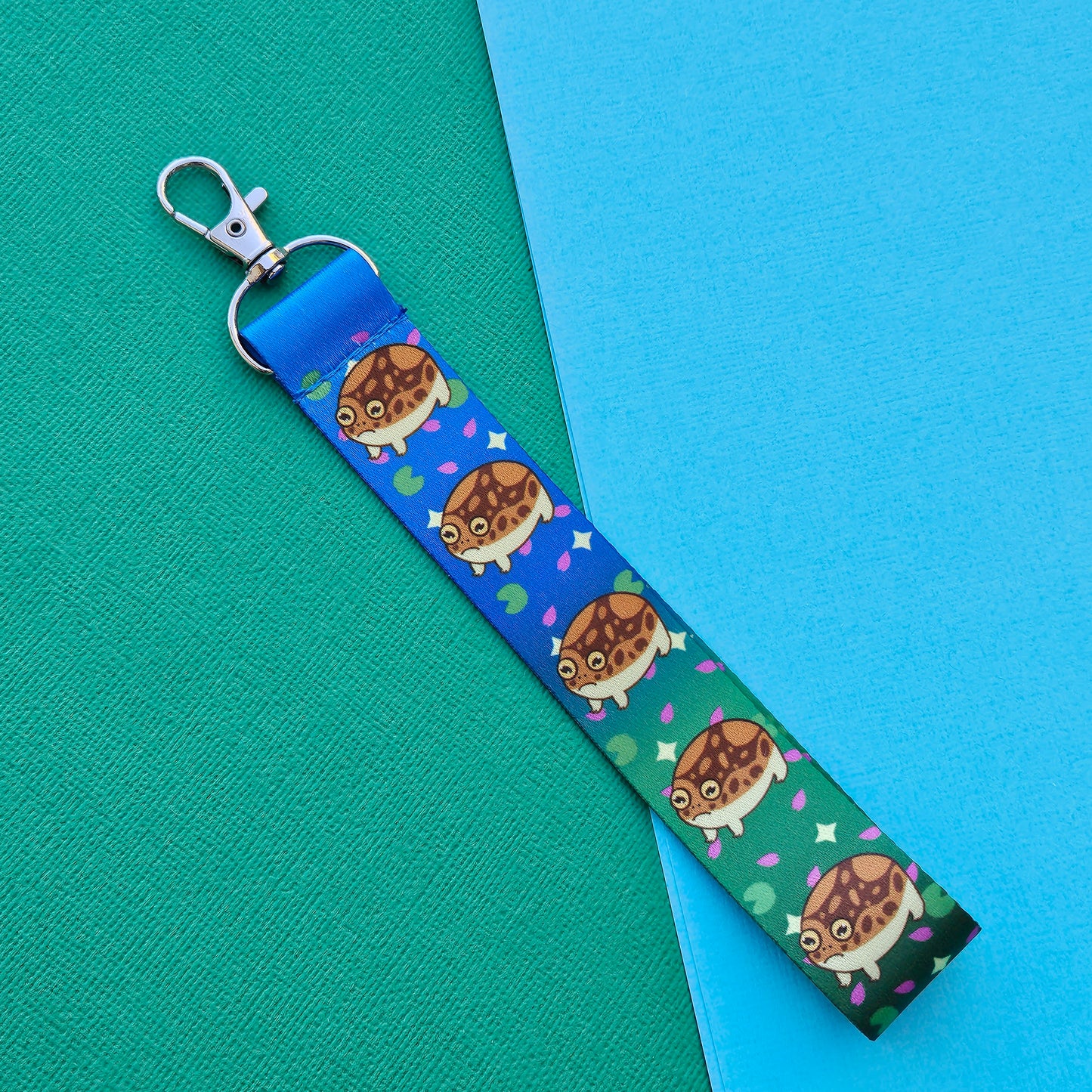 Reggie the Common Rain Frog Wrist Lanyard