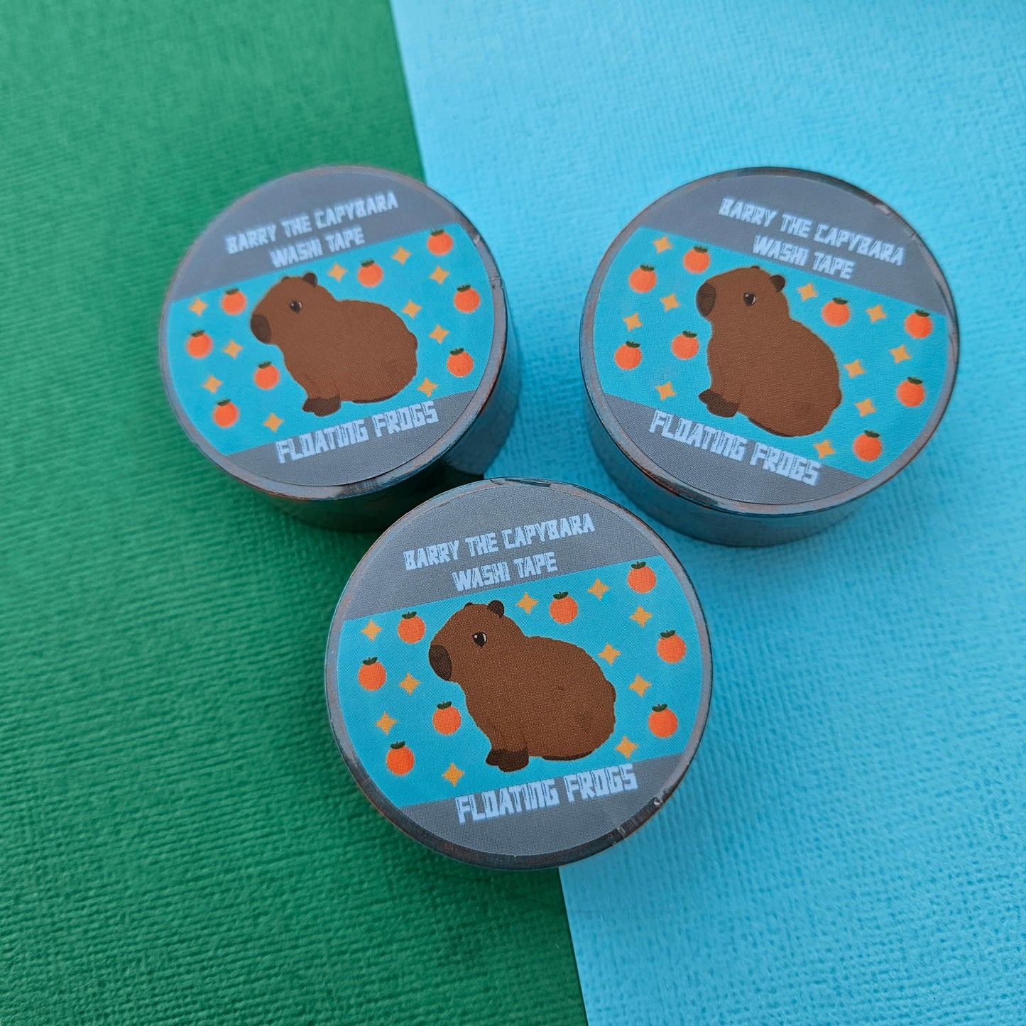 Barry the Capybara Washi Tape