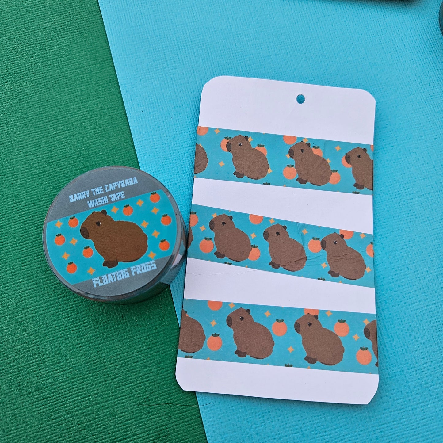 Barry the Capybara Washi Tape