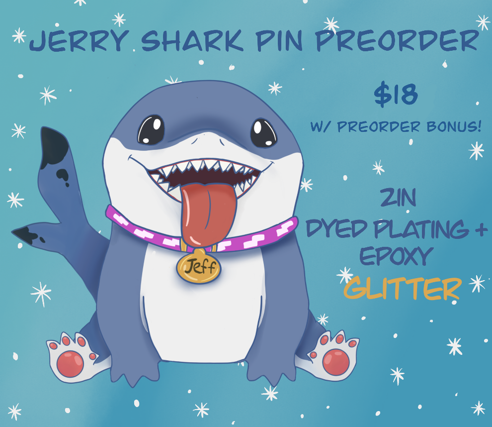 Jeffy Sitting Enamel Pin