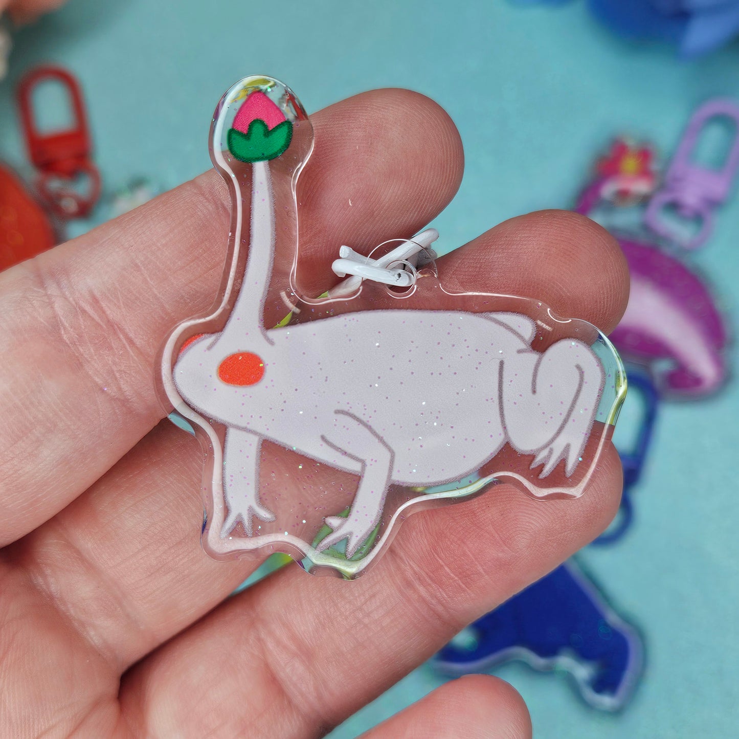 Pik Pik Frogs Mystery Acyrlic Keychains
