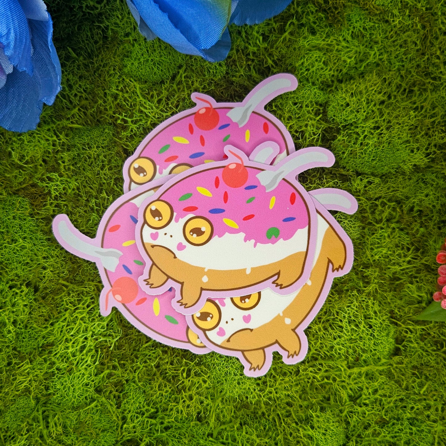 Ice-cream Reggie Vinyl Sticker