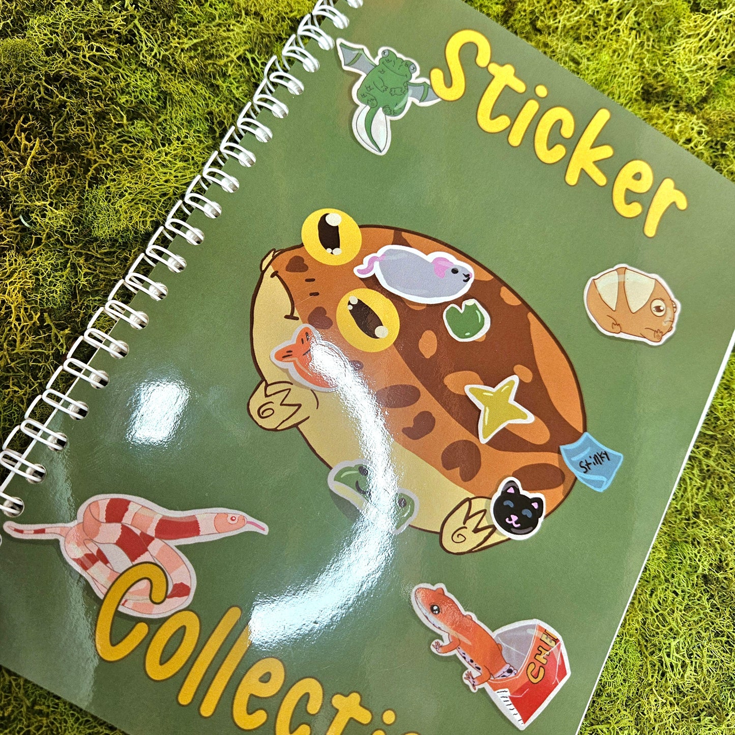 "Sticker Collection" Reusable sticker book