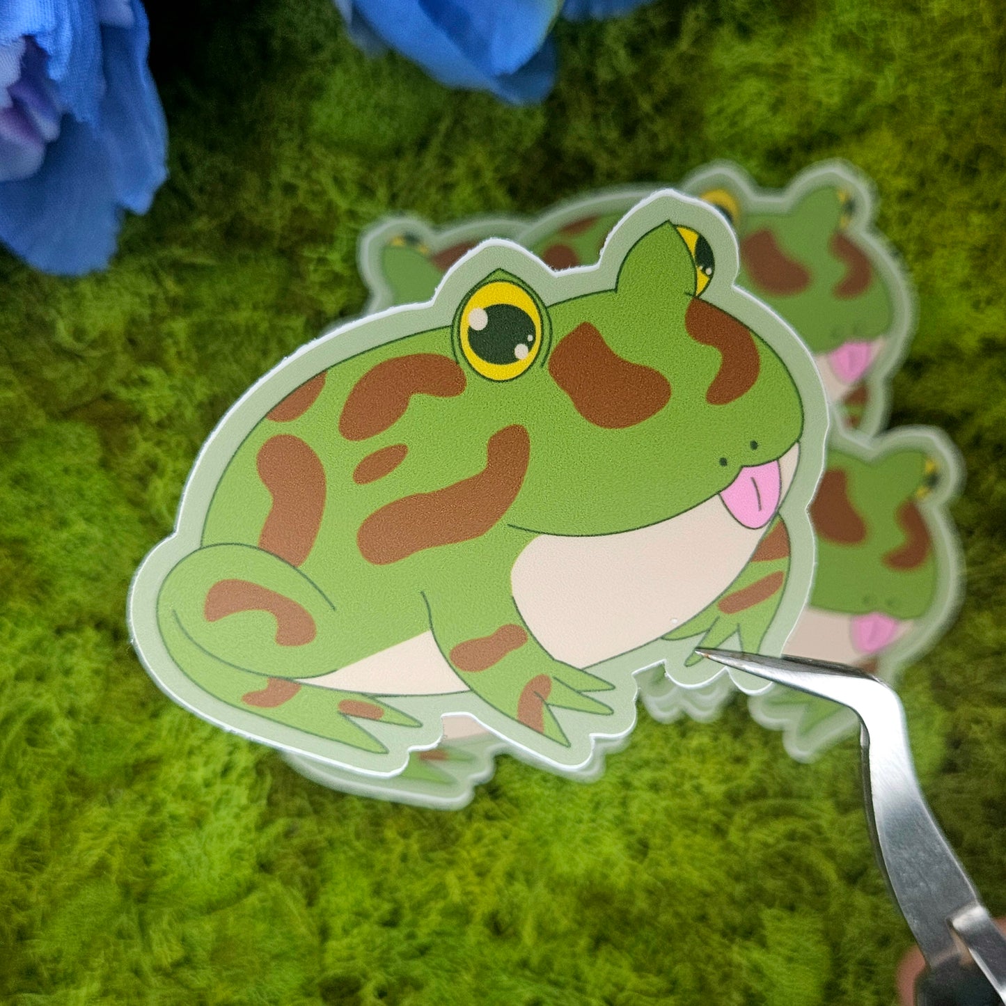 Pacman Blep Vinyl Sticker