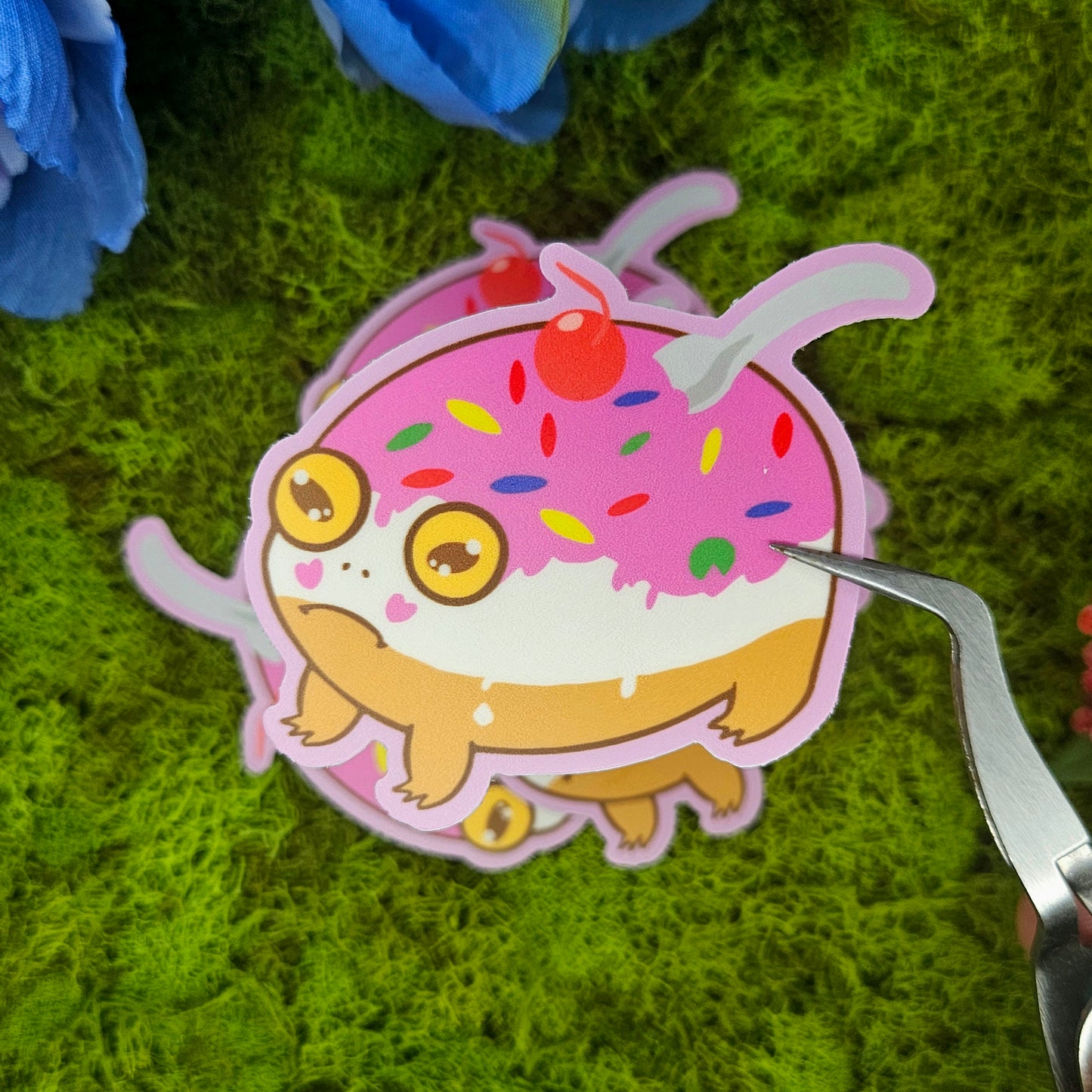 Ice-cream Reggie Vinyl Sticker