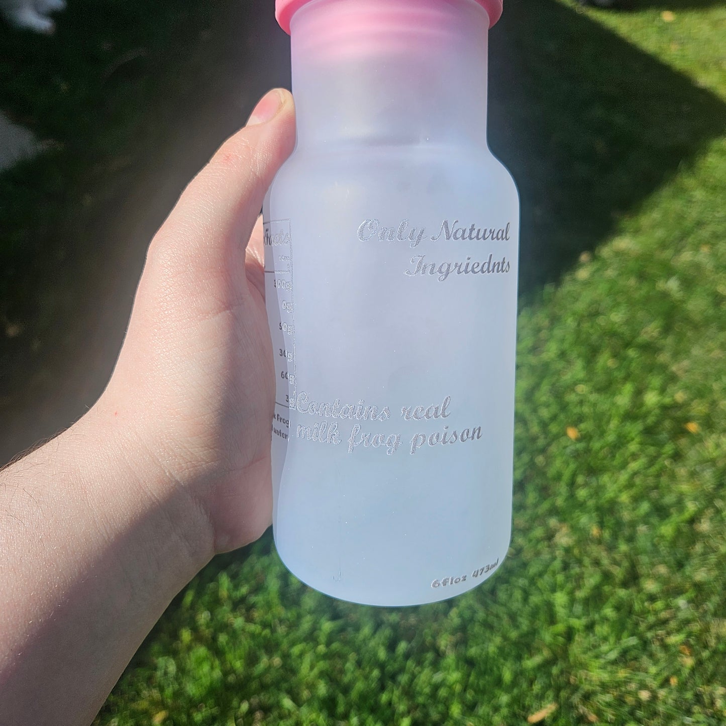 Carbonated Frog Milk - Milk Glass