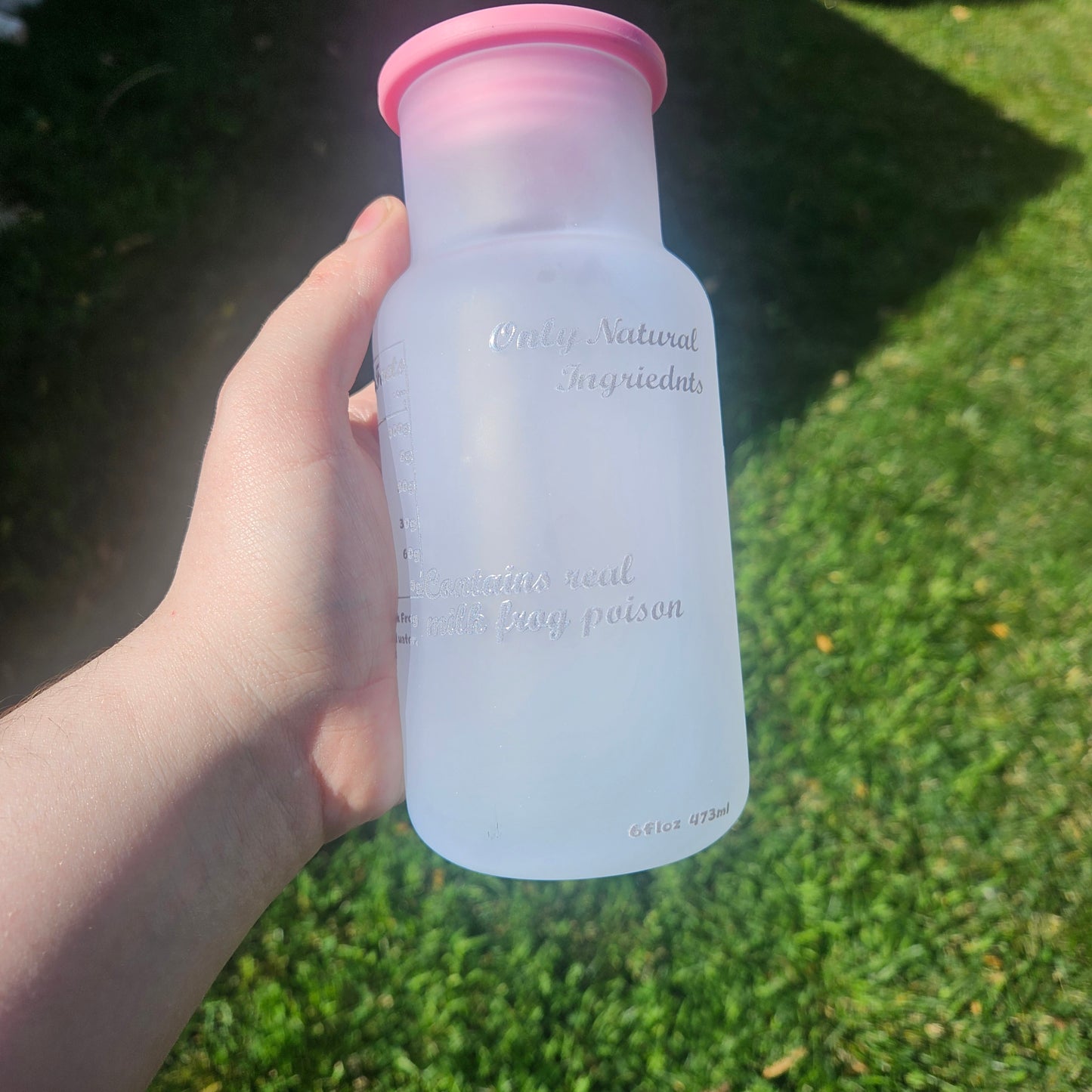 Carbonated Frog Milk - Milk Glass
