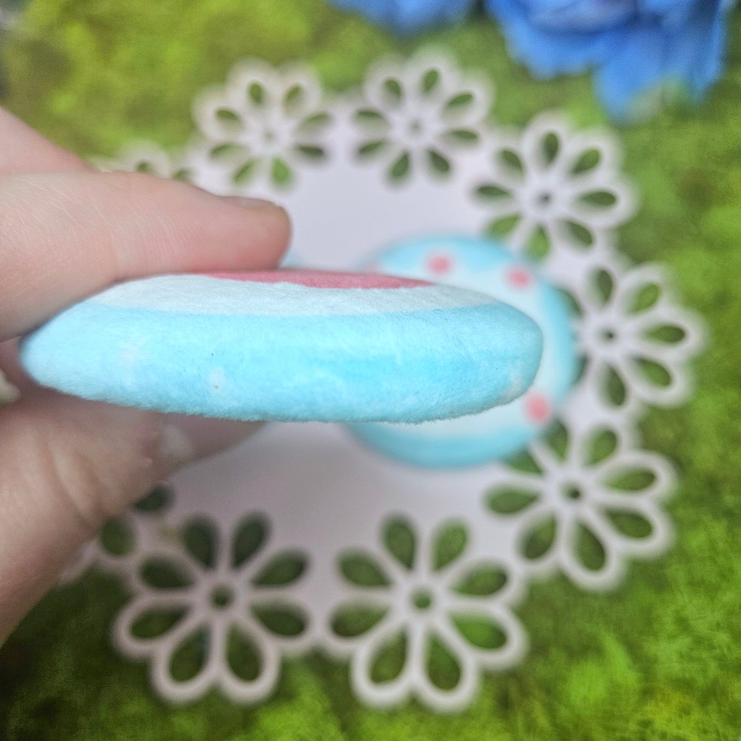 Fuzzy Jeffy "Paw" Button