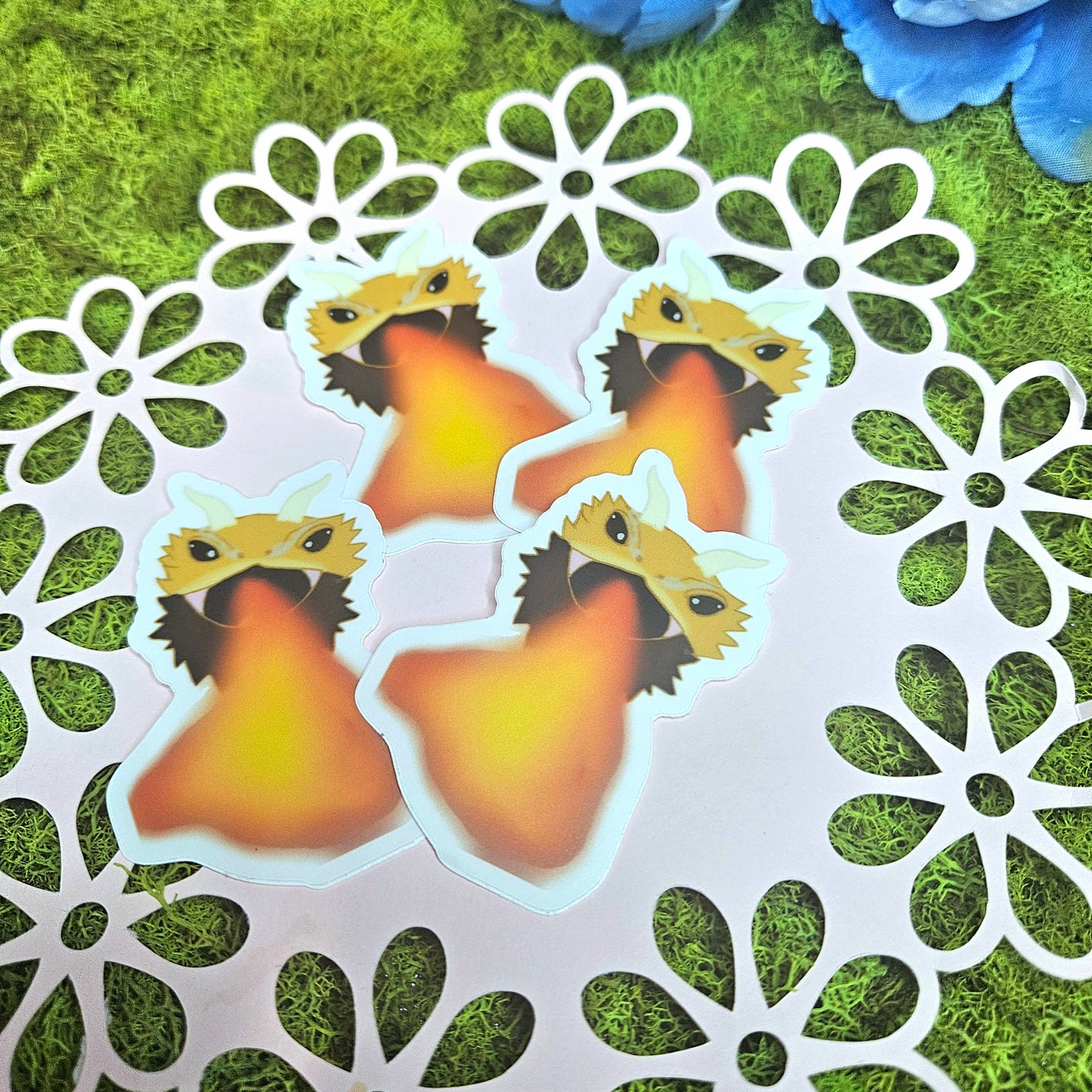 Fire-breathing "Dragon" Vinyl Sticker