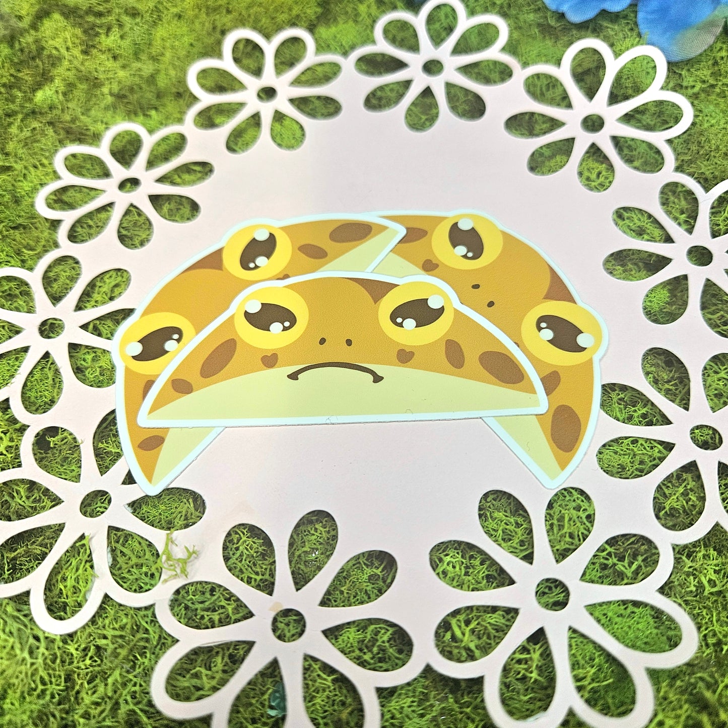 Peaking Reggie Vinyl Sticker 3"