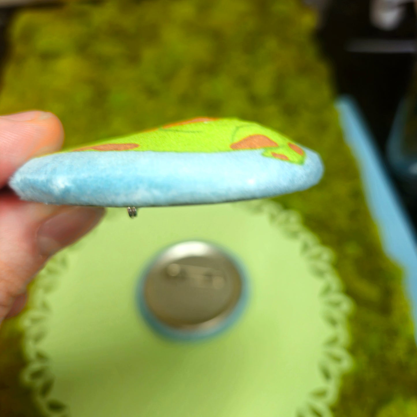 Pacman Frog Squishy Booty Button