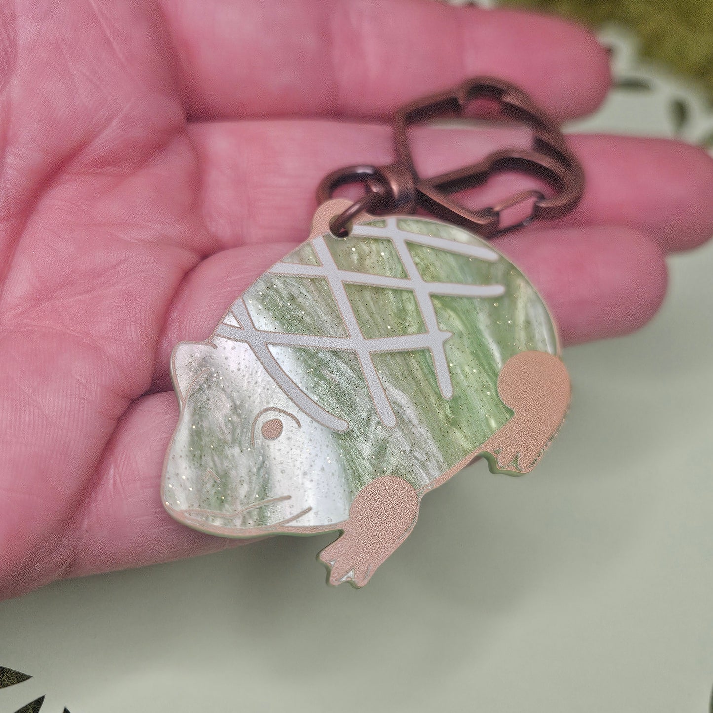 Melon pan frog special acyrlic keychain