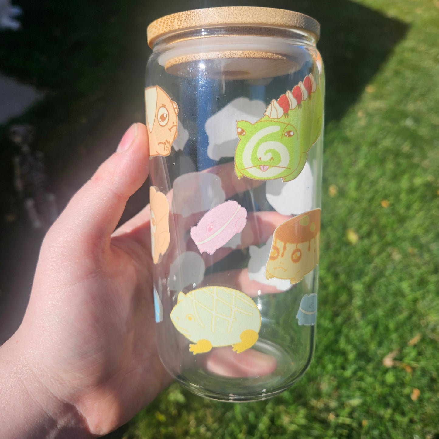 Dumpy Frog Bakery Glass Can