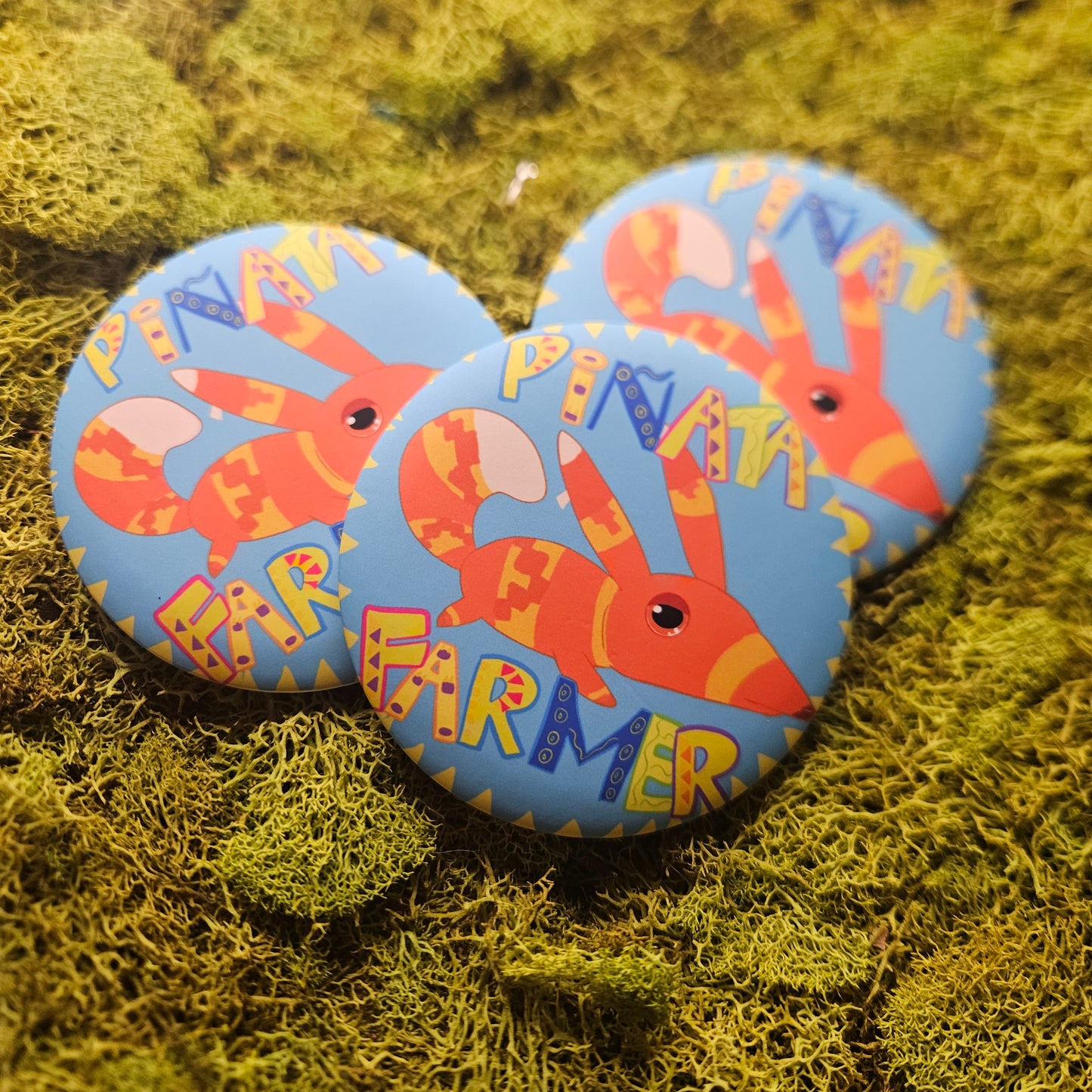Pinata Farmer Button