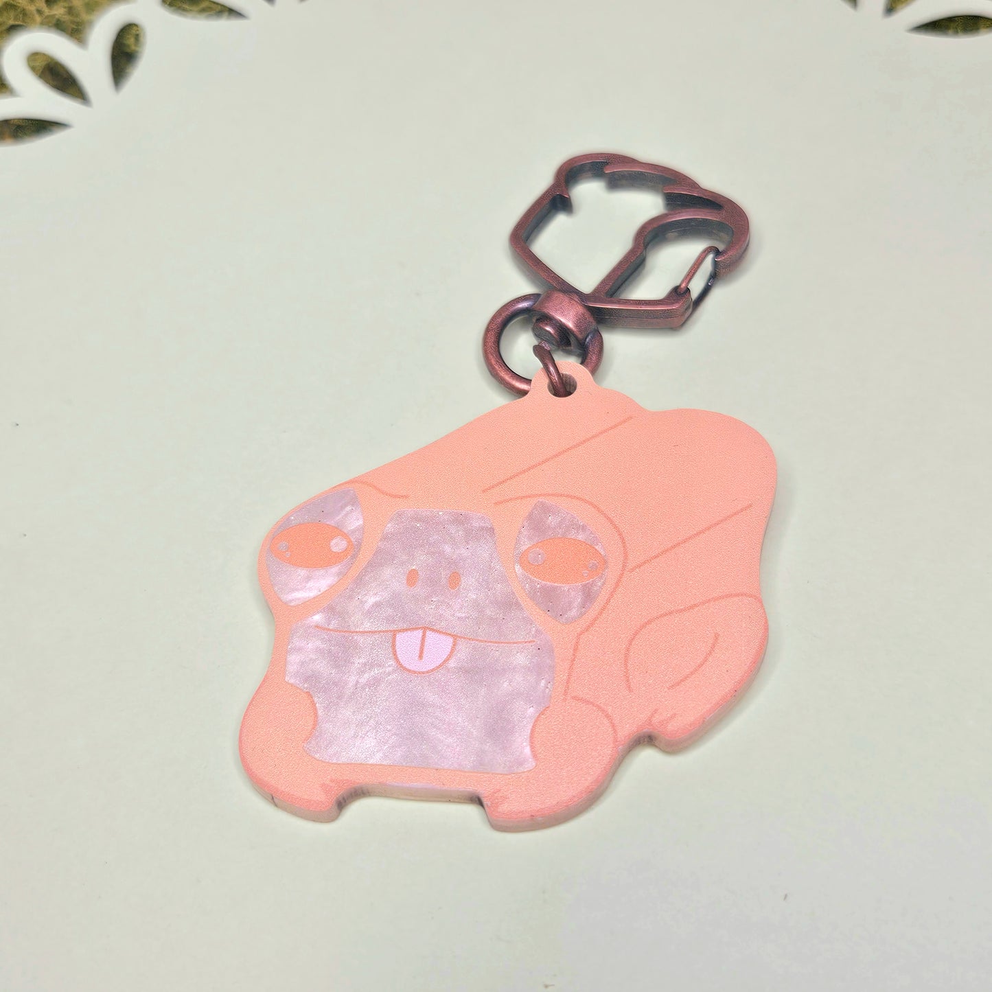 Milk Bread frog special acyrlic keychain
