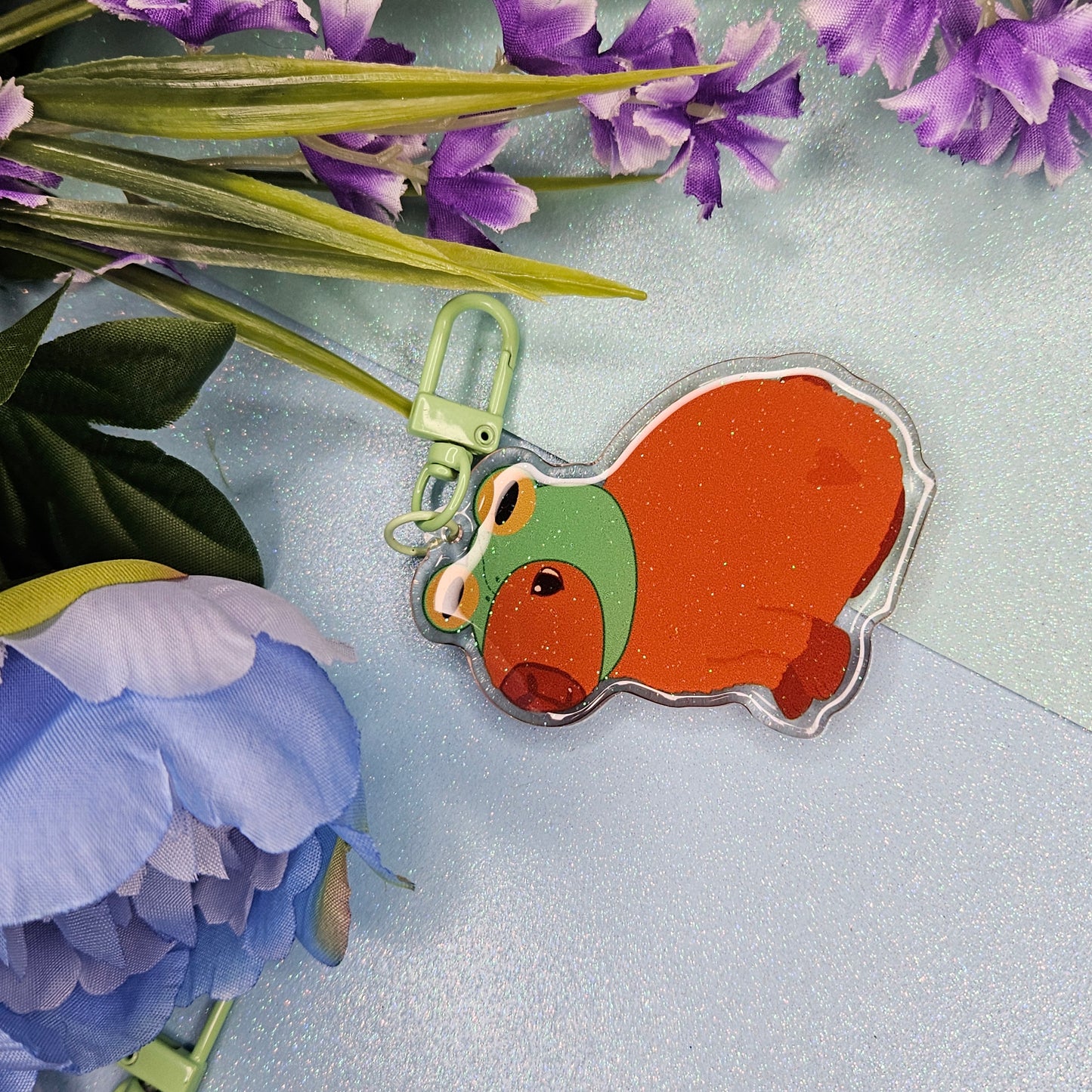 Frog Hat Barry Acrylic Keychain
