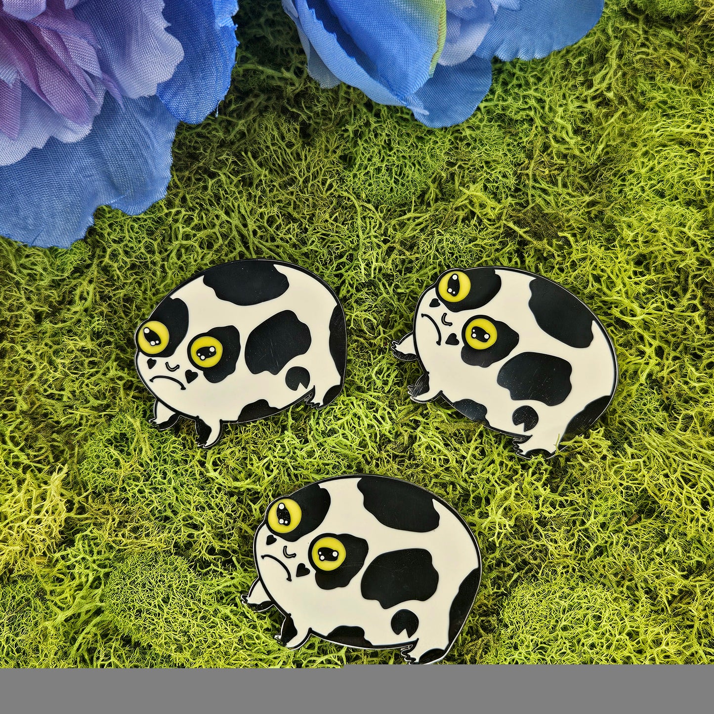 Cow Reggie Enamel Pin