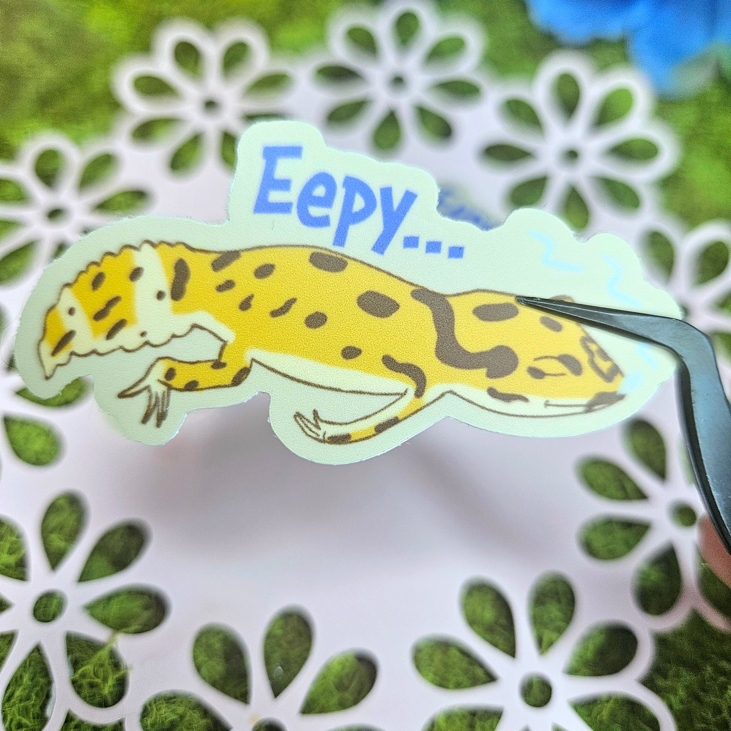 Eepy Leopard Gecko Vinyl Sticker