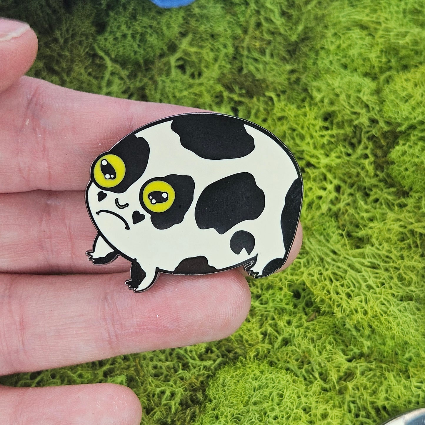 Cow Reggie Enamel Pin
