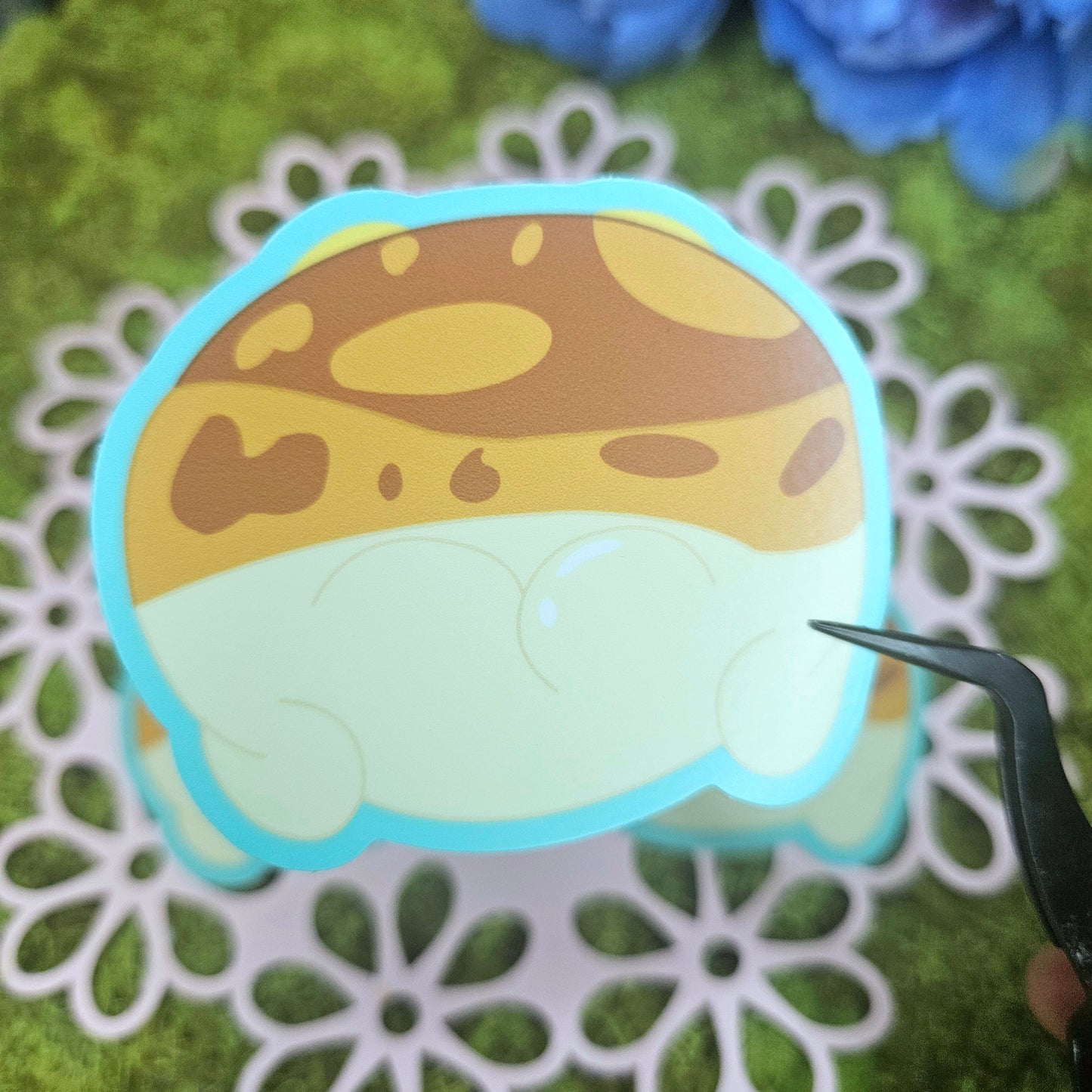 Common Rain Frog Booty Vinyl Sticker