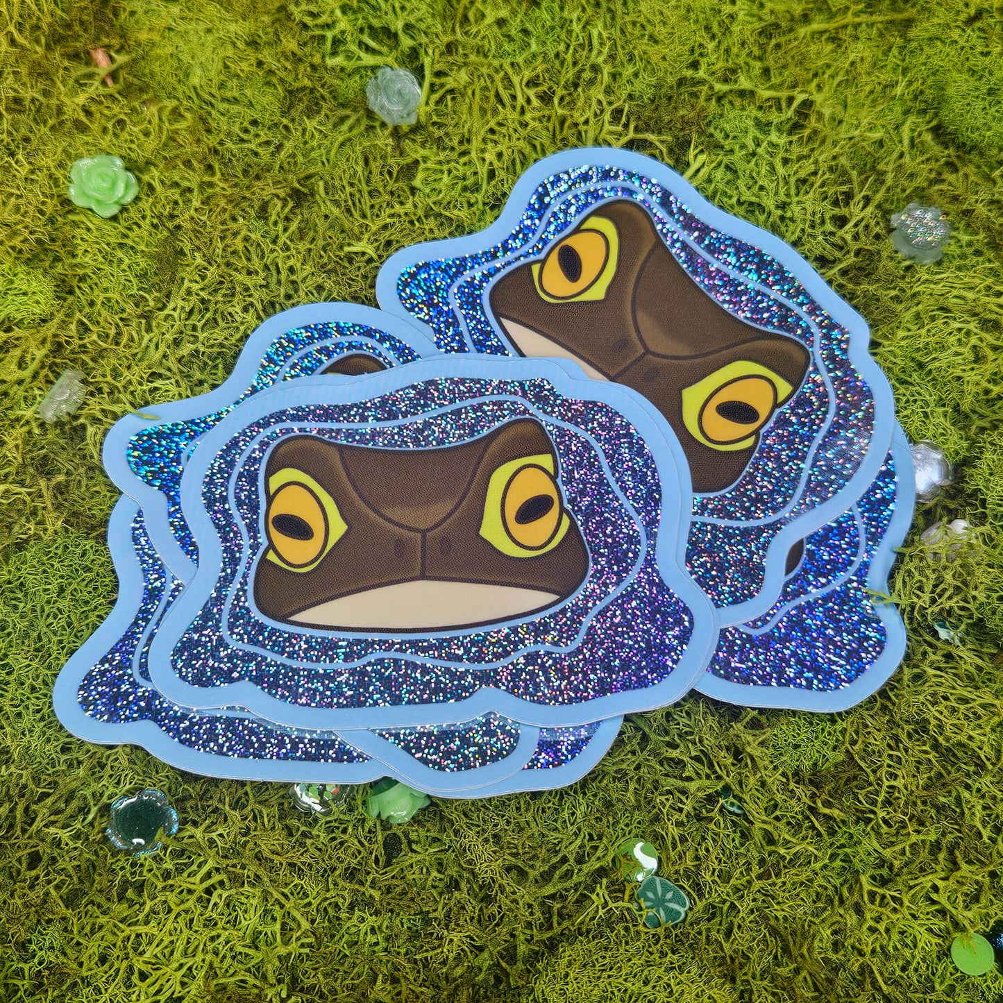 Peaking Toad Vinyl Sticker