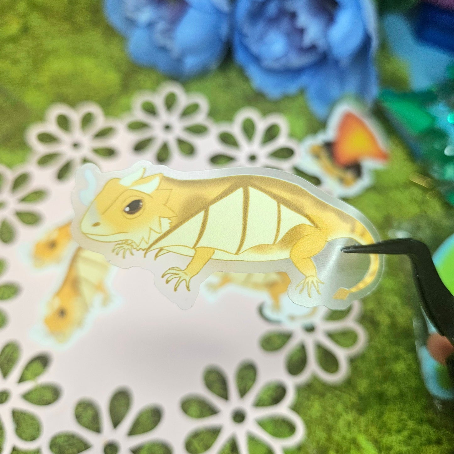 Bearded "Dragon" Vinyl Sticker
