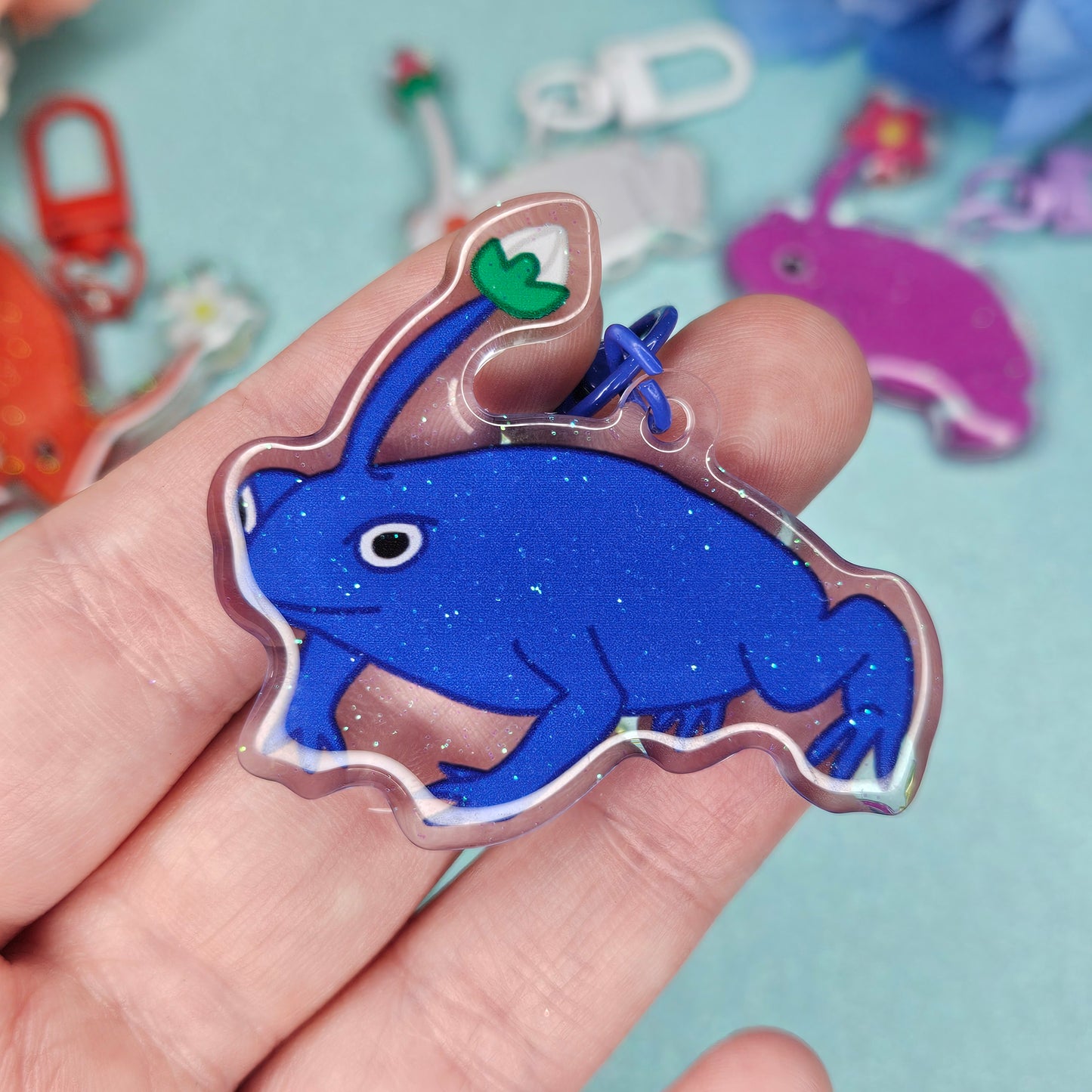 Pik Pik Frogs Mystery Acyrlic Keychains
