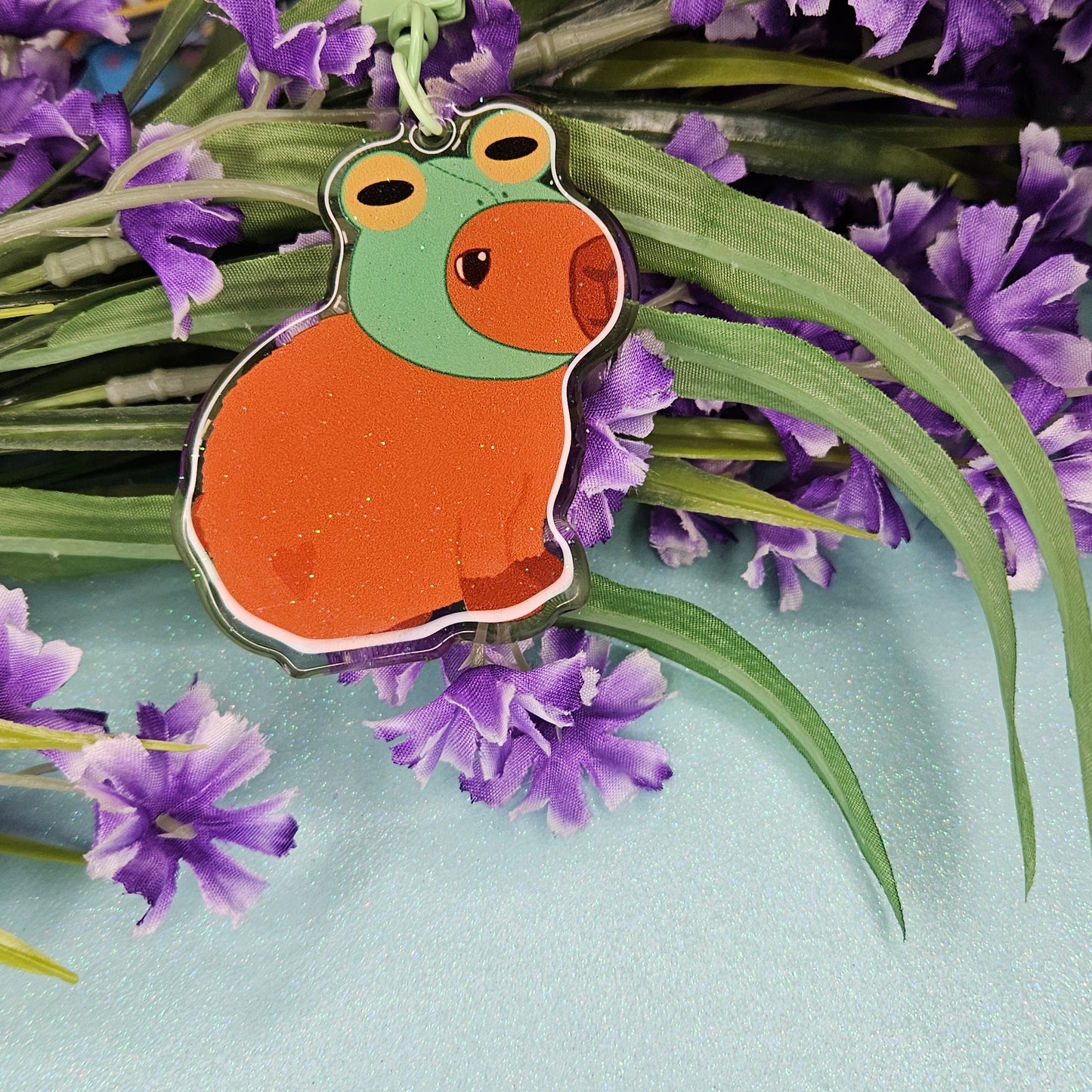 Frog Hat Barry Acrylic Keychain