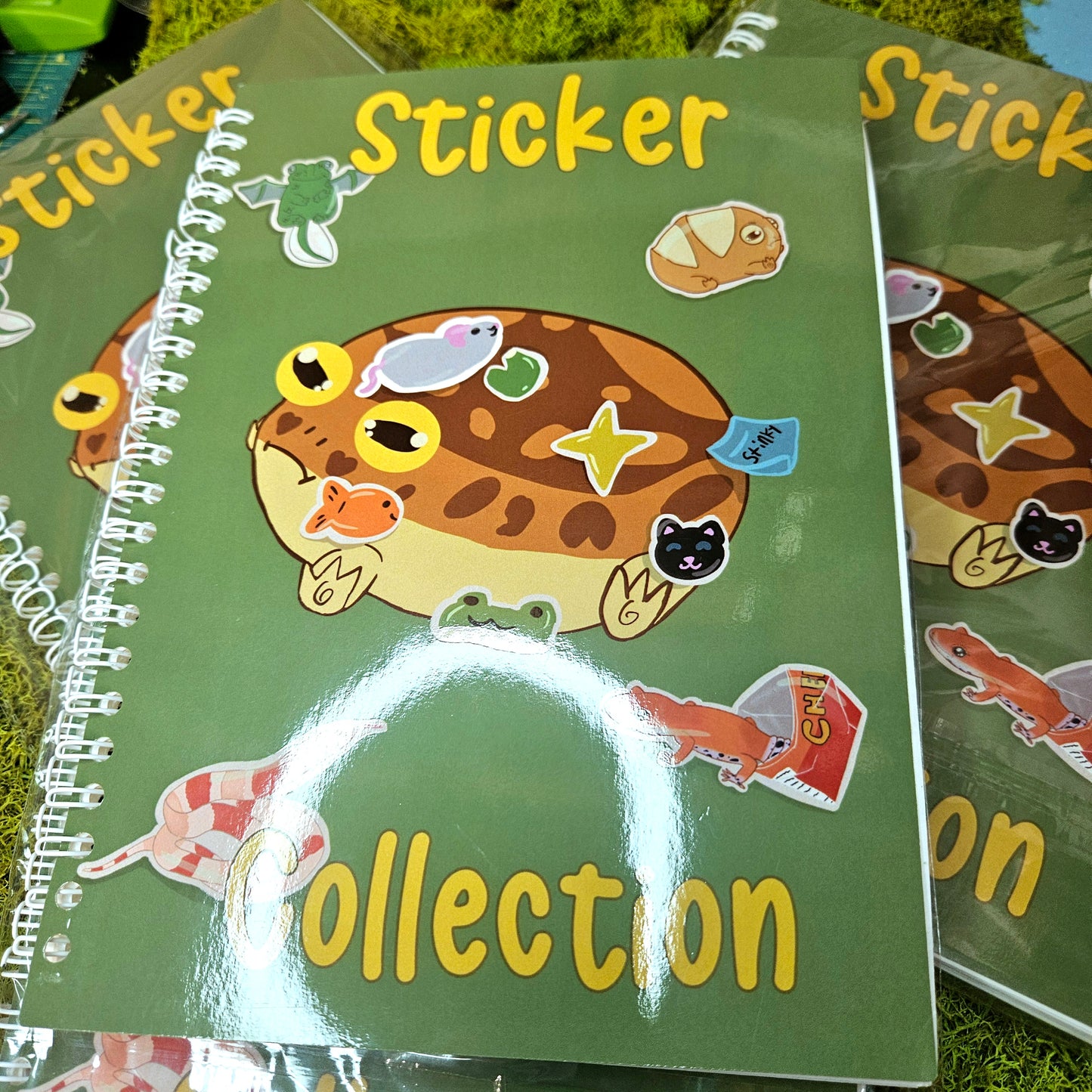 "Sticker Collection" Reusable sticker book