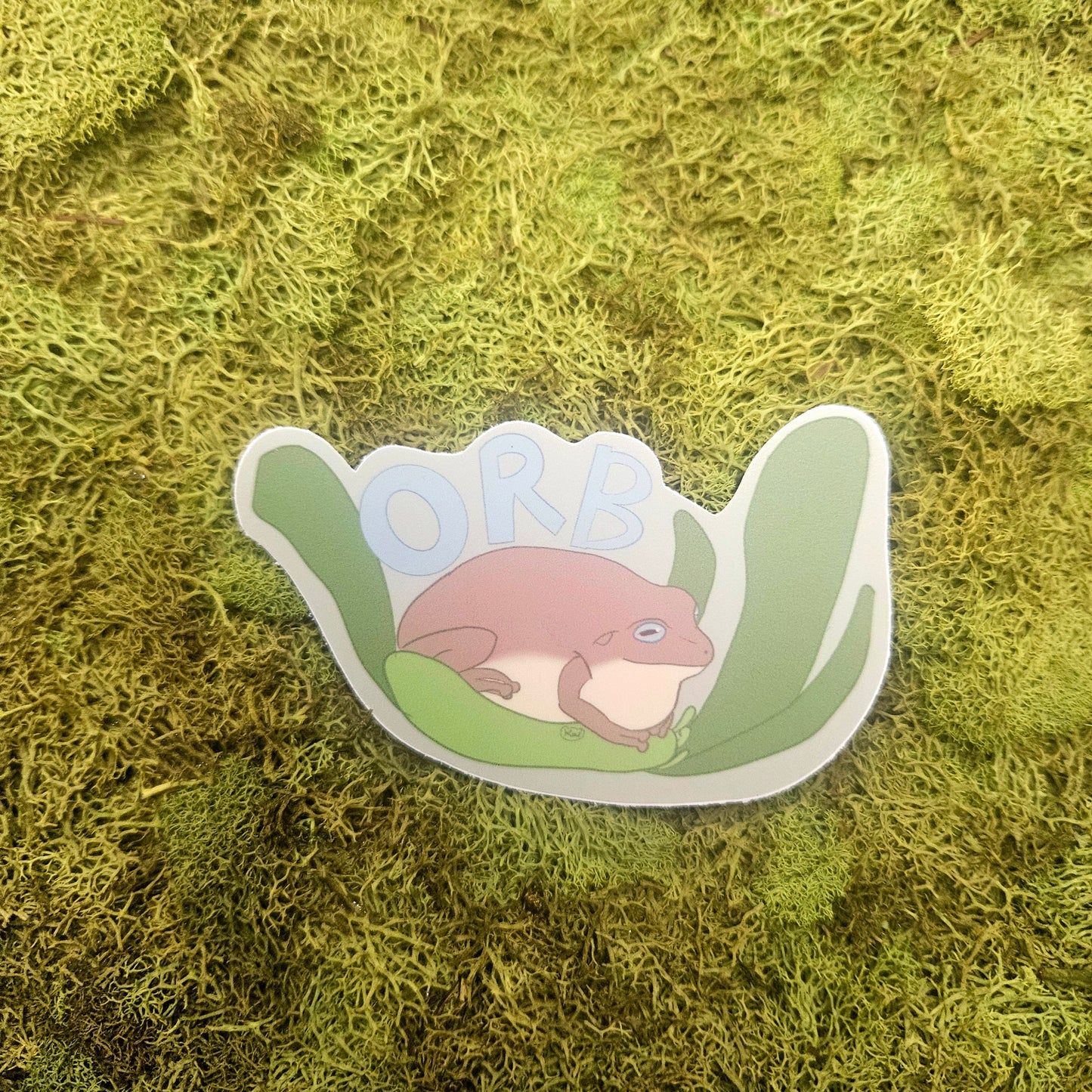 ORB Frog Vinyl Sticker
