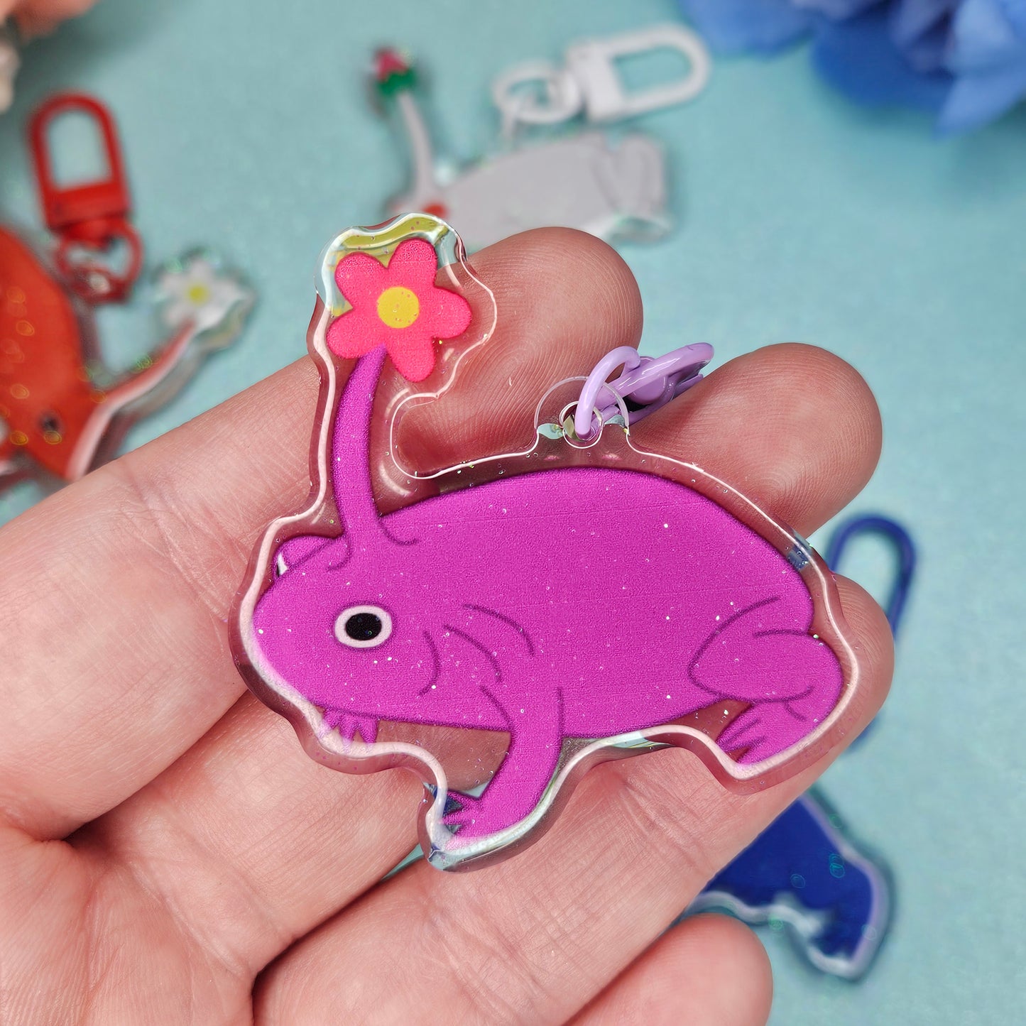 Pik Pik Frogs Mystery Acyrlic Keychains