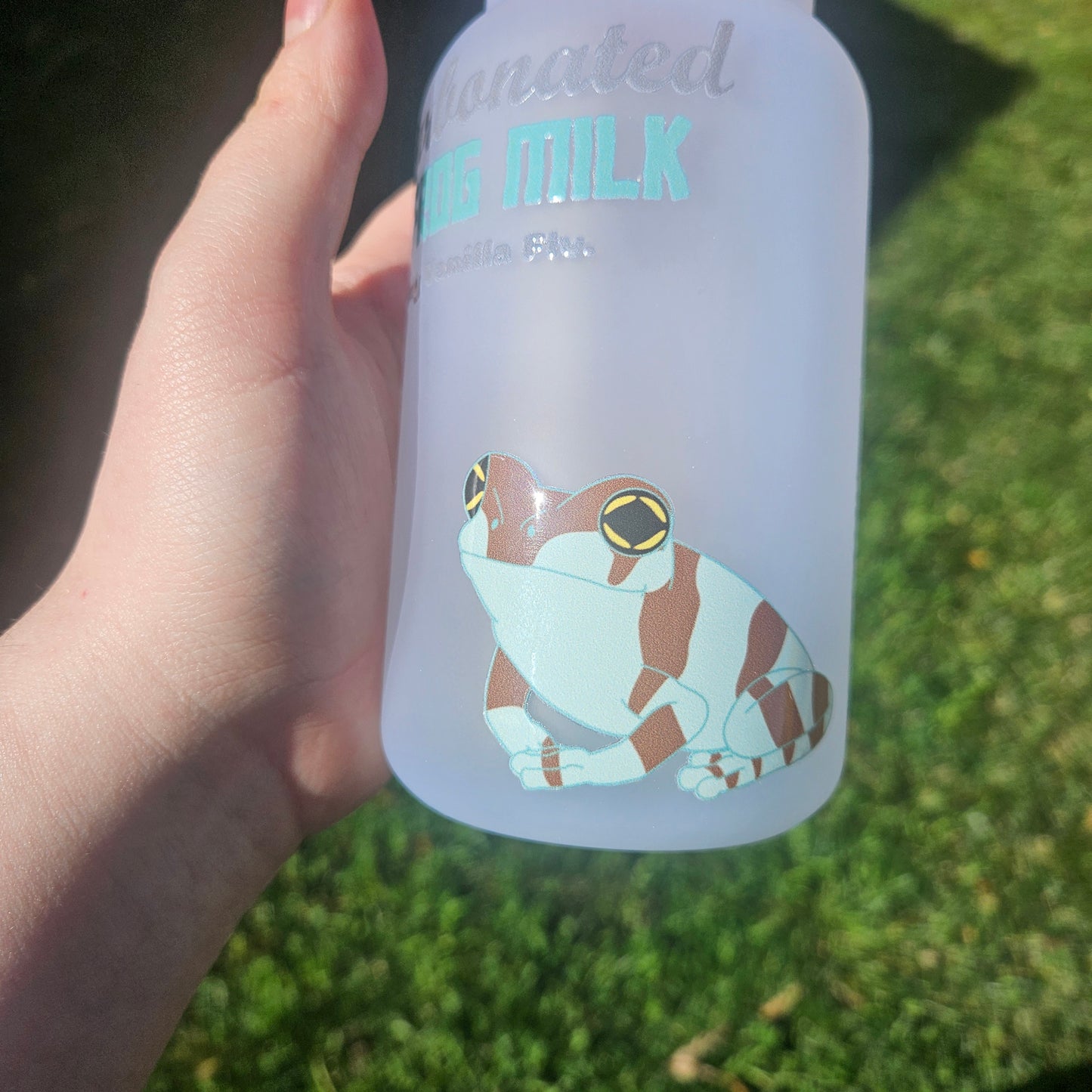 Carbonated Frog Milk - Milk Glass