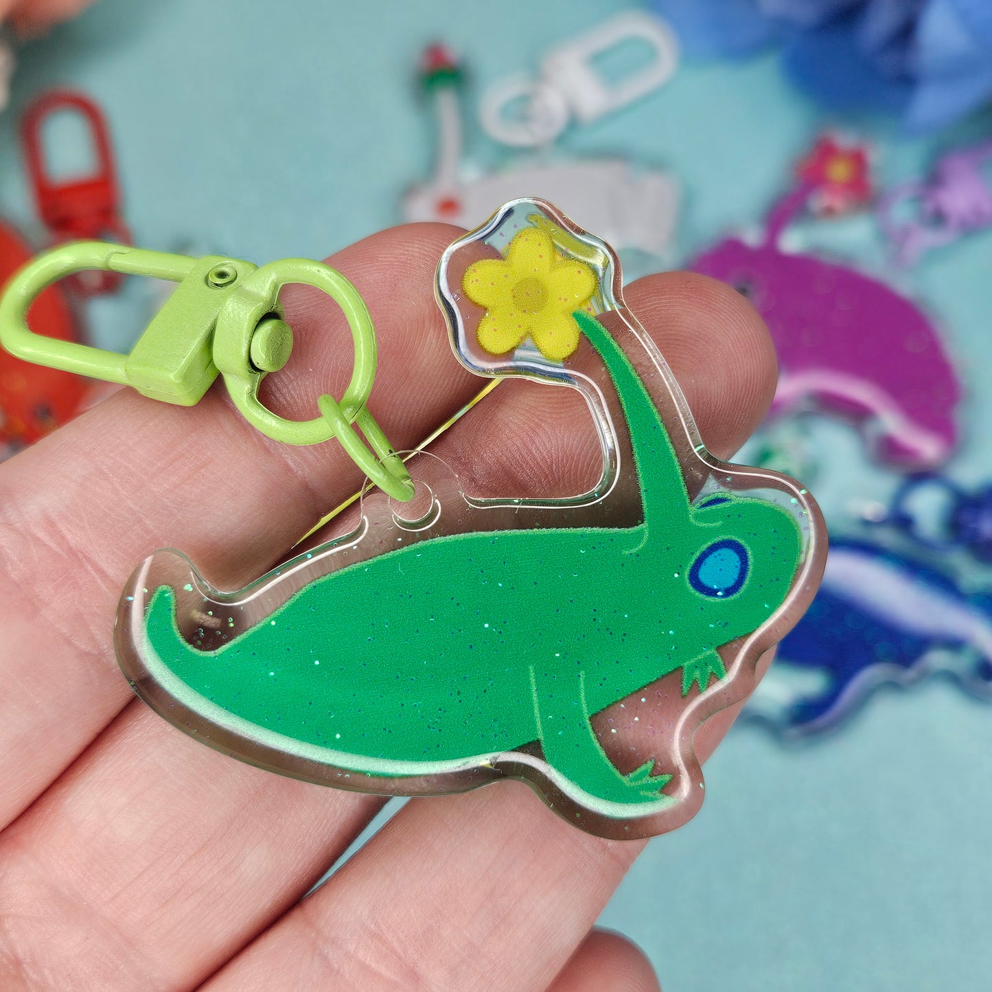 Pik Pik Frogs Mystery Acyrlic Keychains