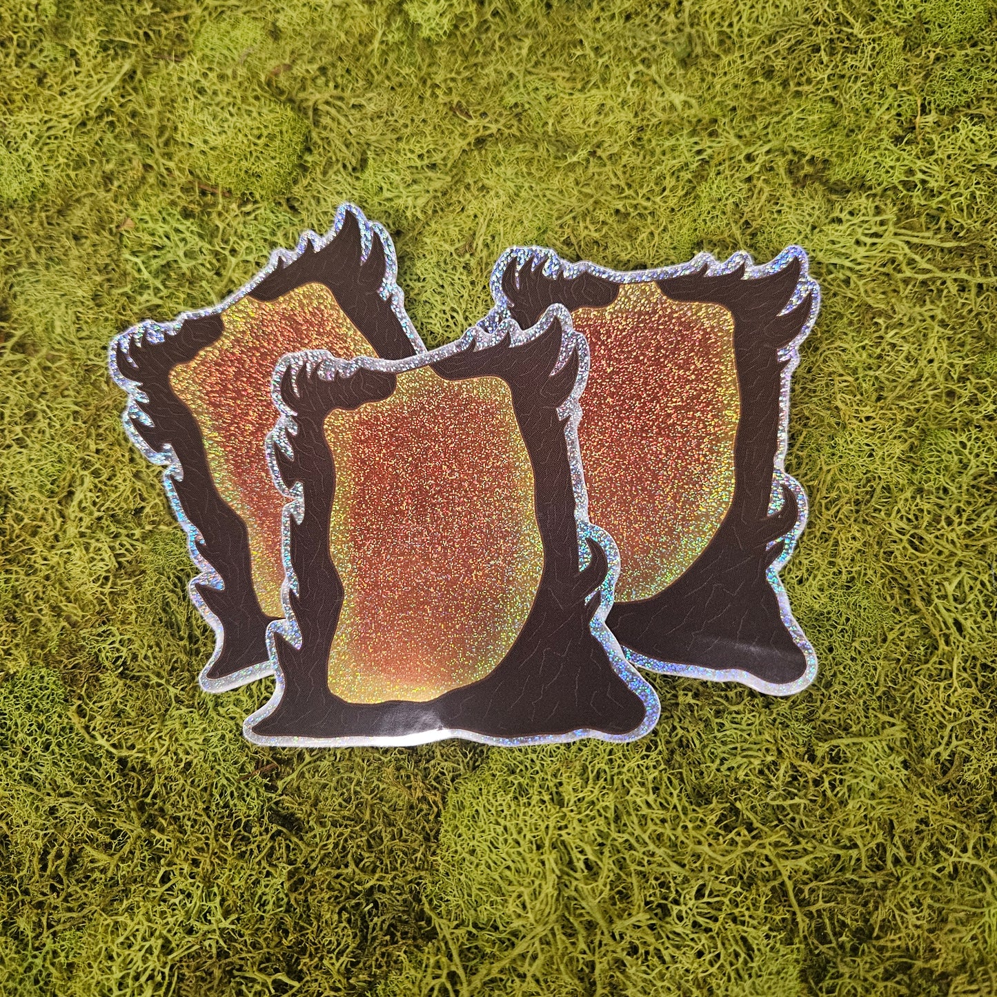 HeII Portal Glitter Sticker