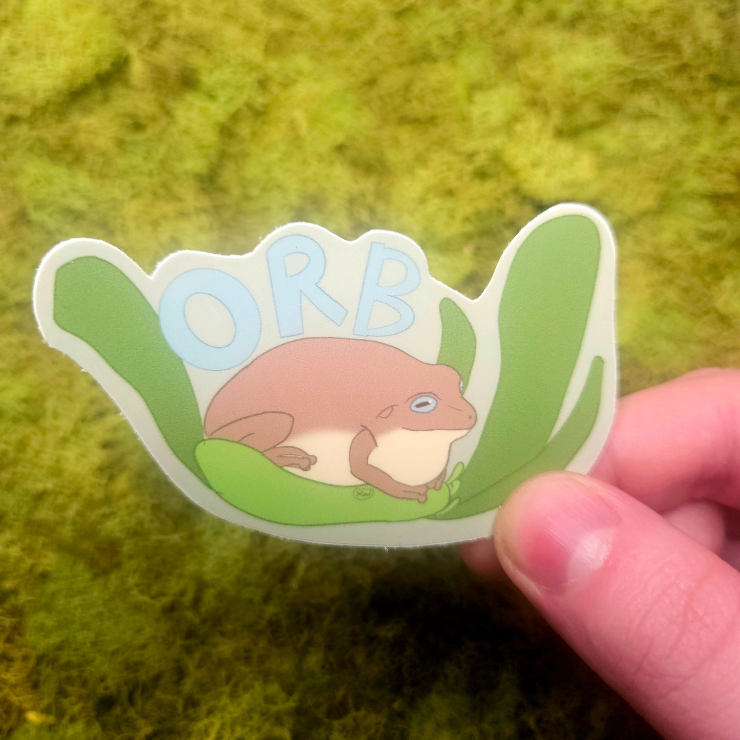 ORB Frog Vinyl Sticker