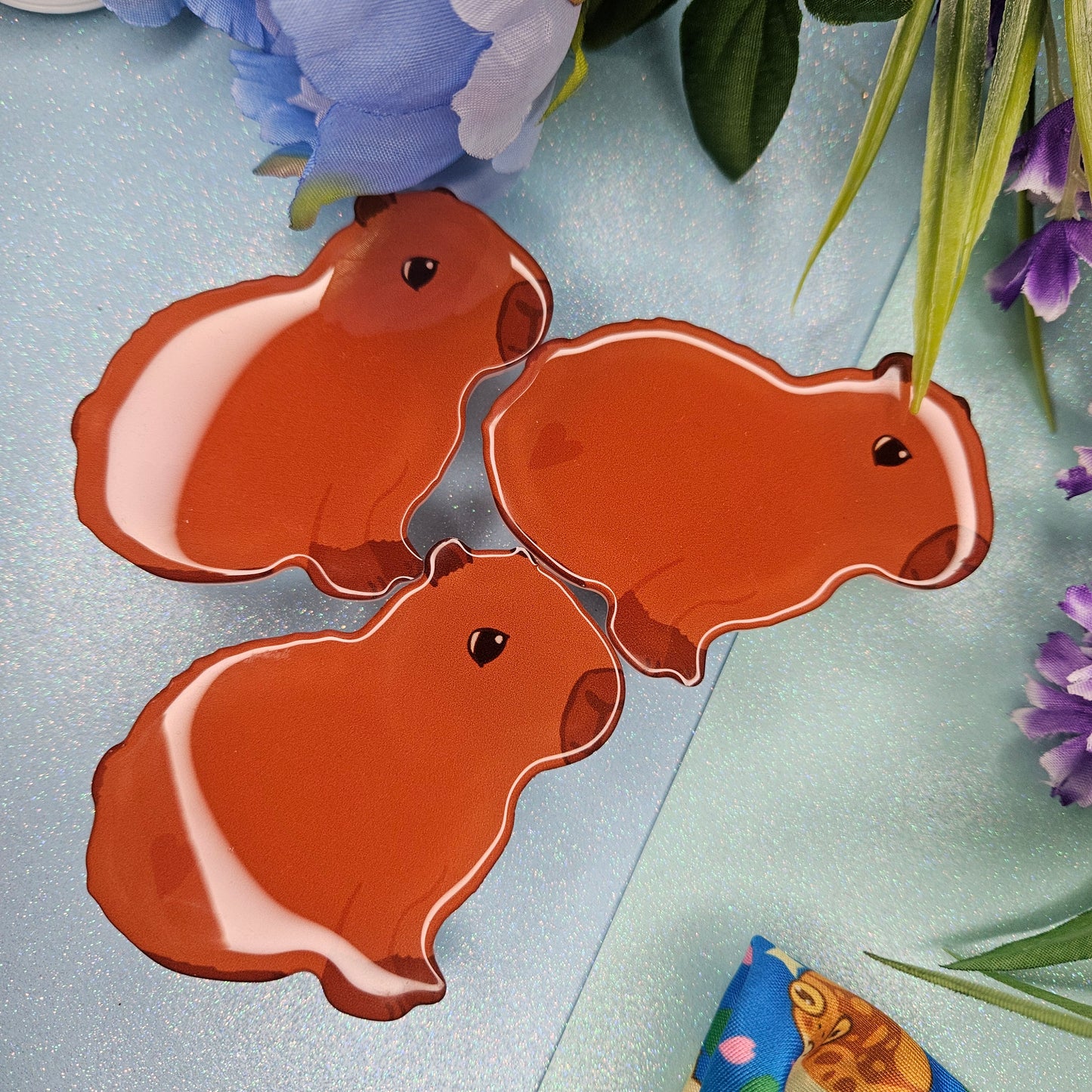 Barry the Capybara Acrylic Phone Grip