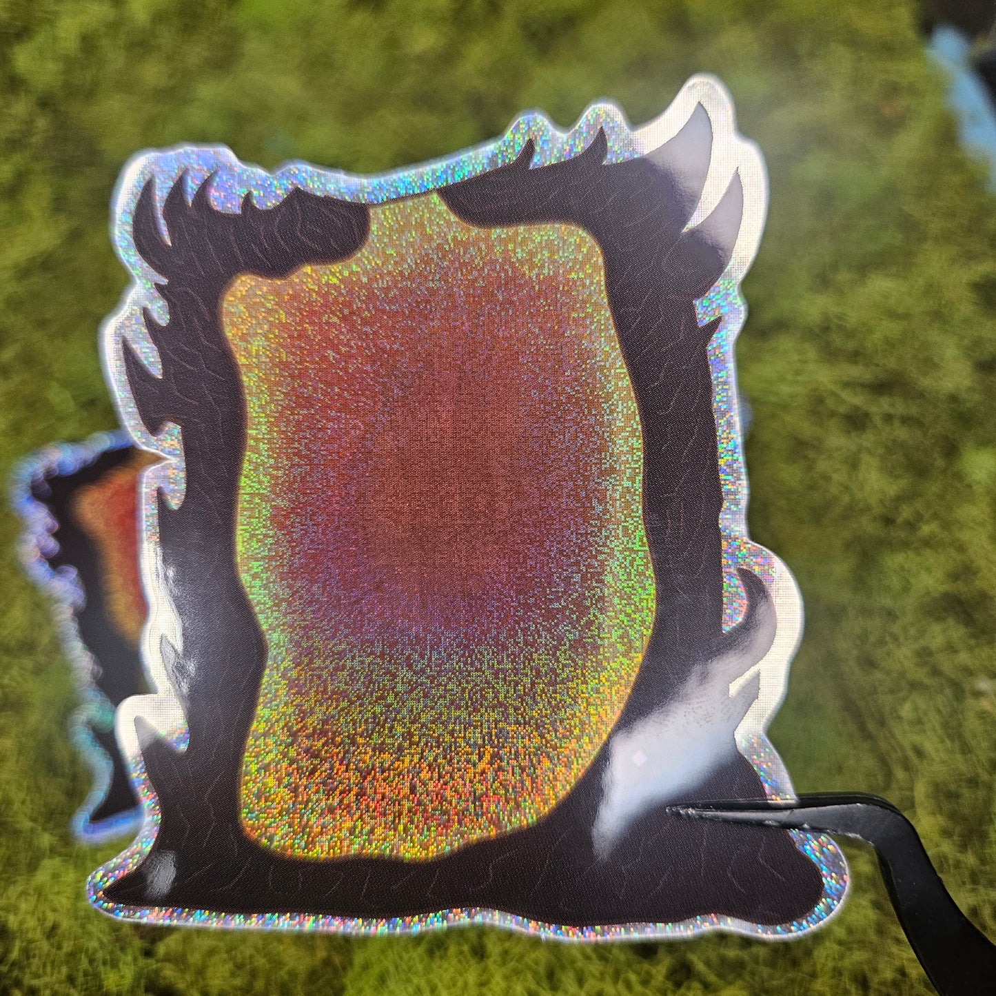 HeII Portal Glitter Sticker