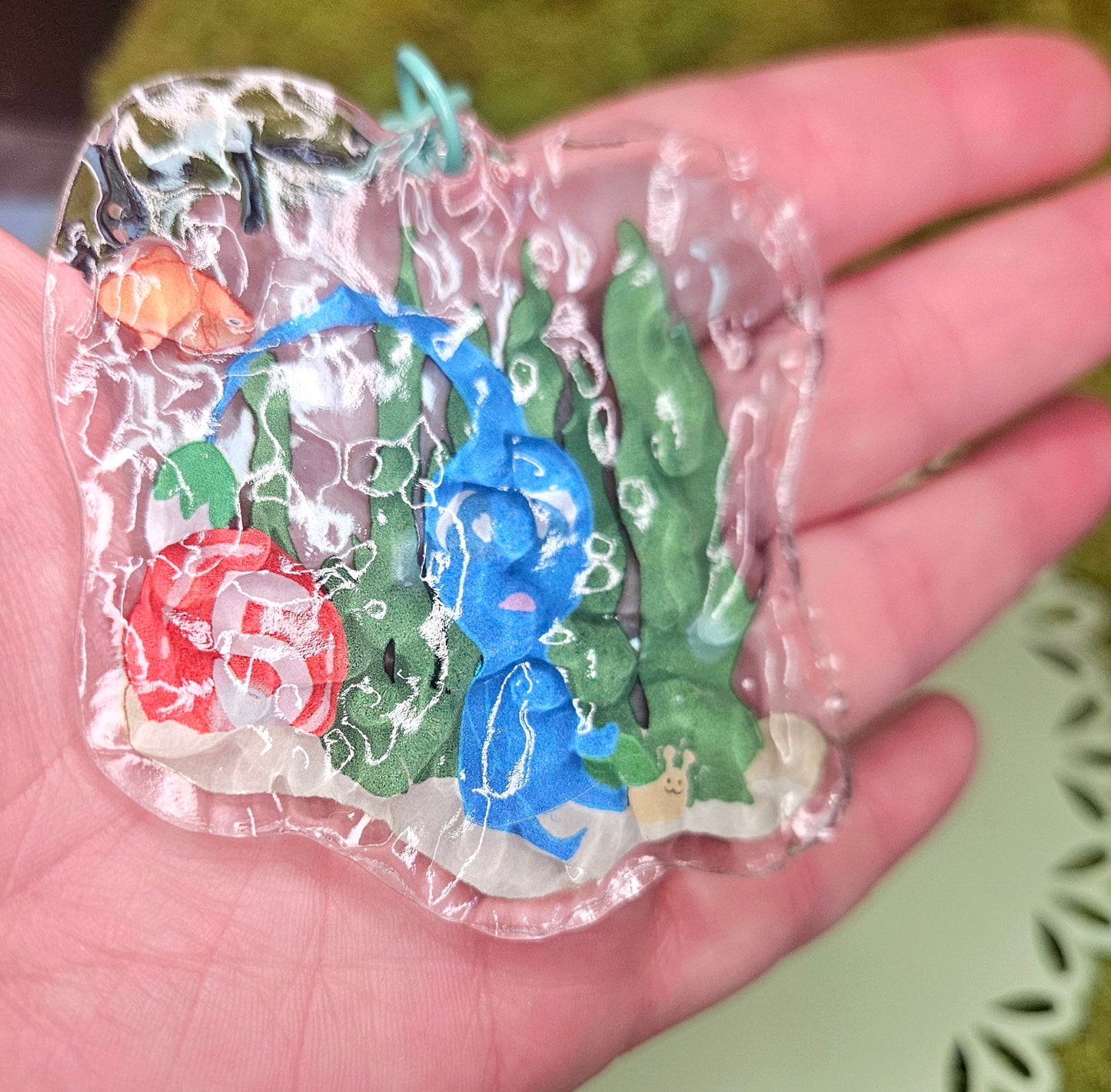 Underwater Pik Wavy Keychain
