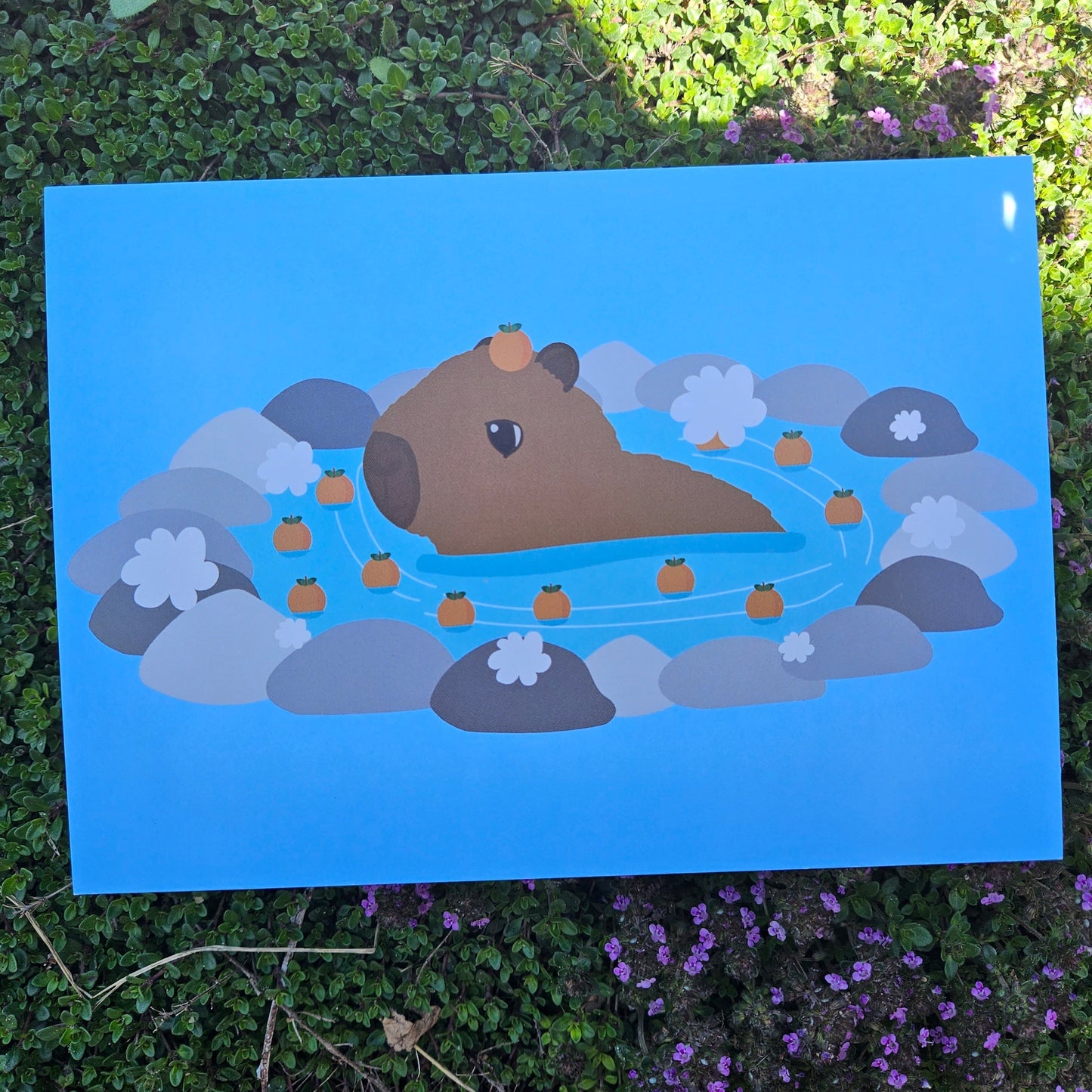 Barry the Capybara Postcard print