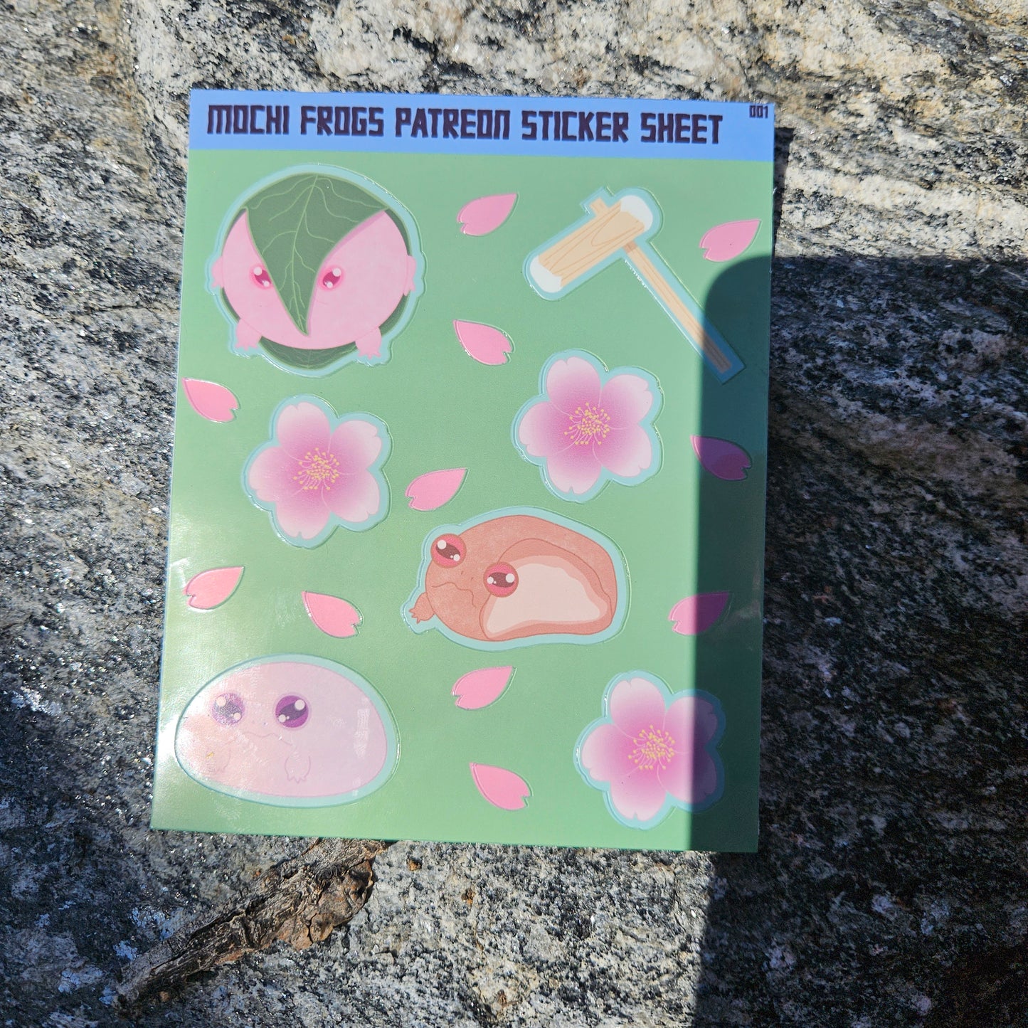Mochi Frogs Vinyl sticker sheet