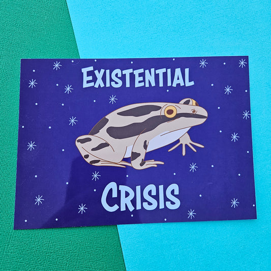 Existential Frog Mini Art Print