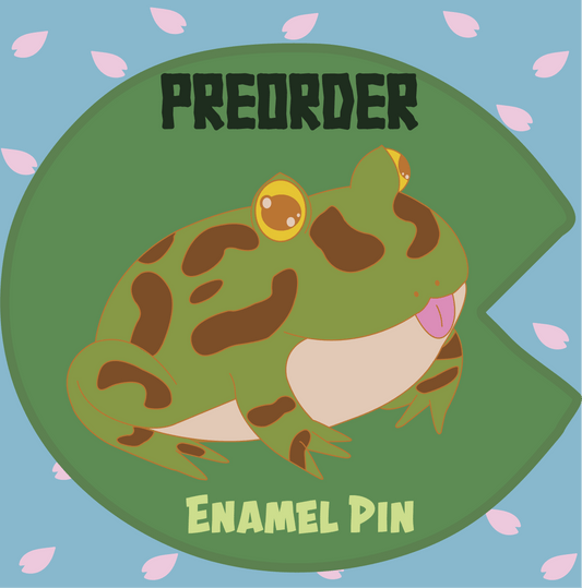 PREORDER - Frog Blep Enamel Pin