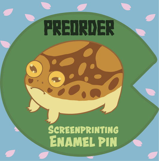 PREORDER - Reggie the Common Rain Frog Enamel Pin