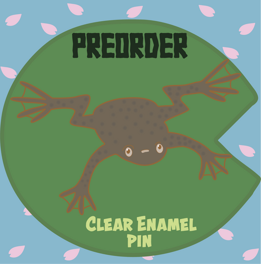 PREORDER - African Dwarf Frog Enamel Pin