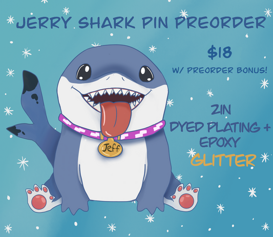 PREORDER - Jeffy Sitting Enamel Pin