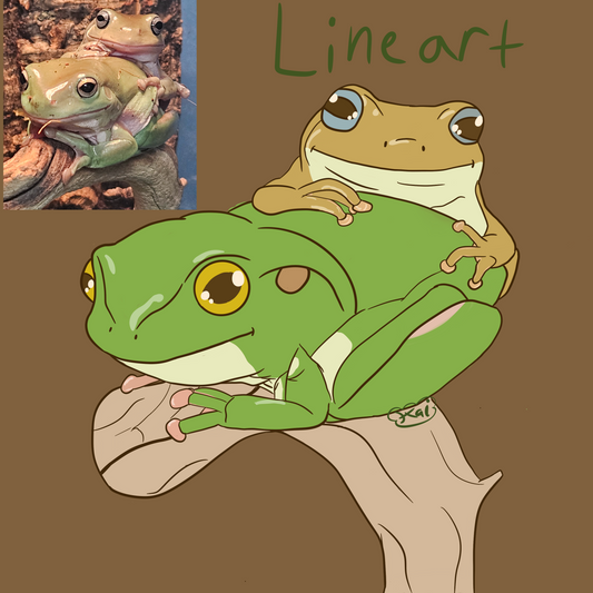 Froggy Commissions - Line Art Simple Details