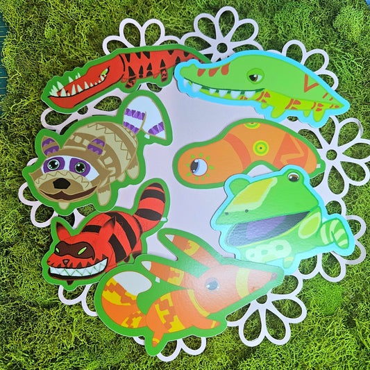 Party Pinatas Vinyl Stickers