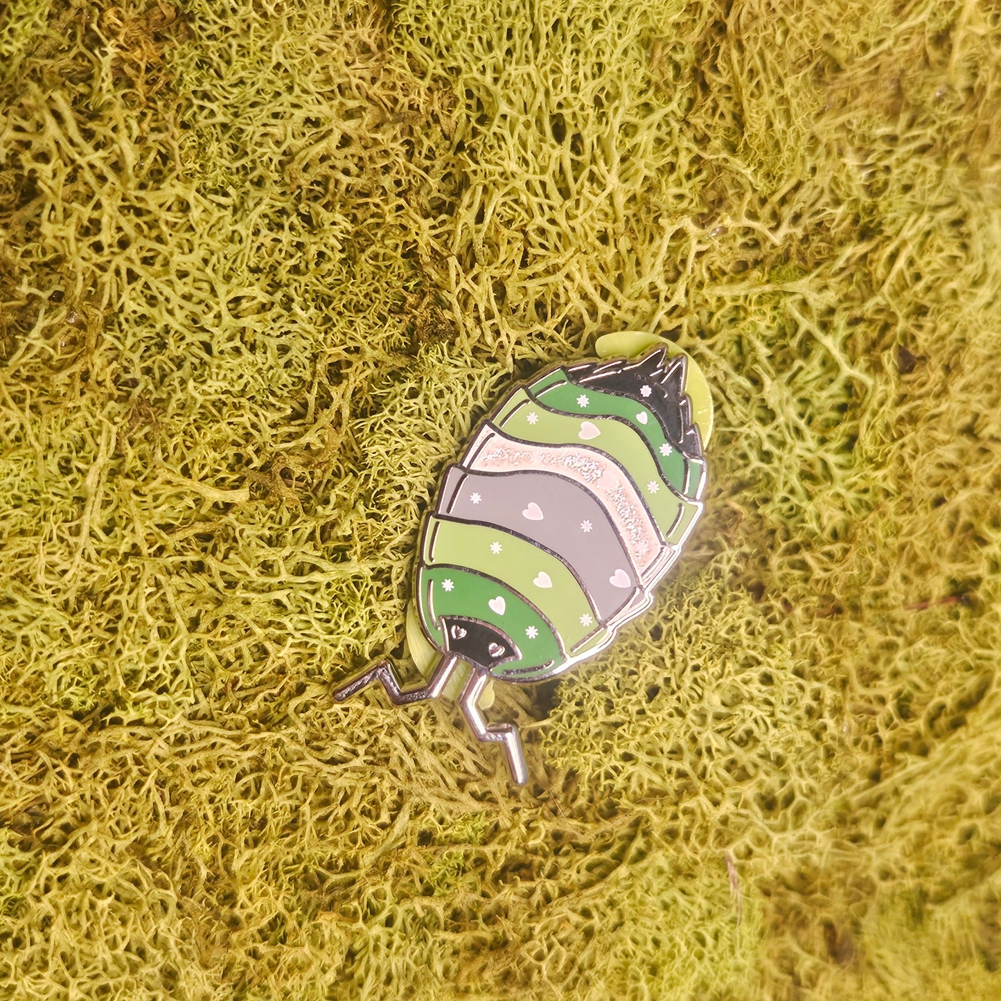 Aromantic Pridesopod Pin