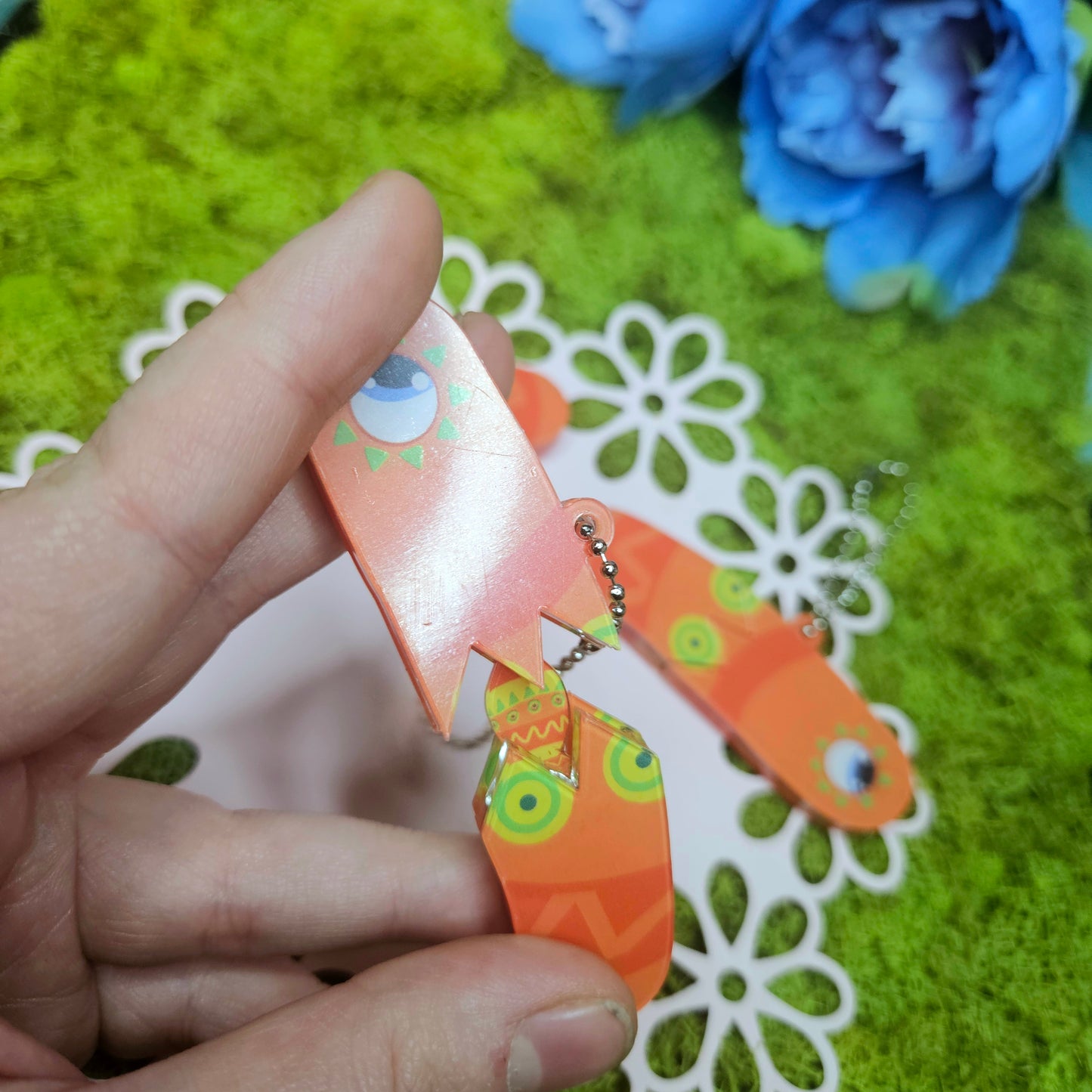 Piñata Worm Surprise Keychain