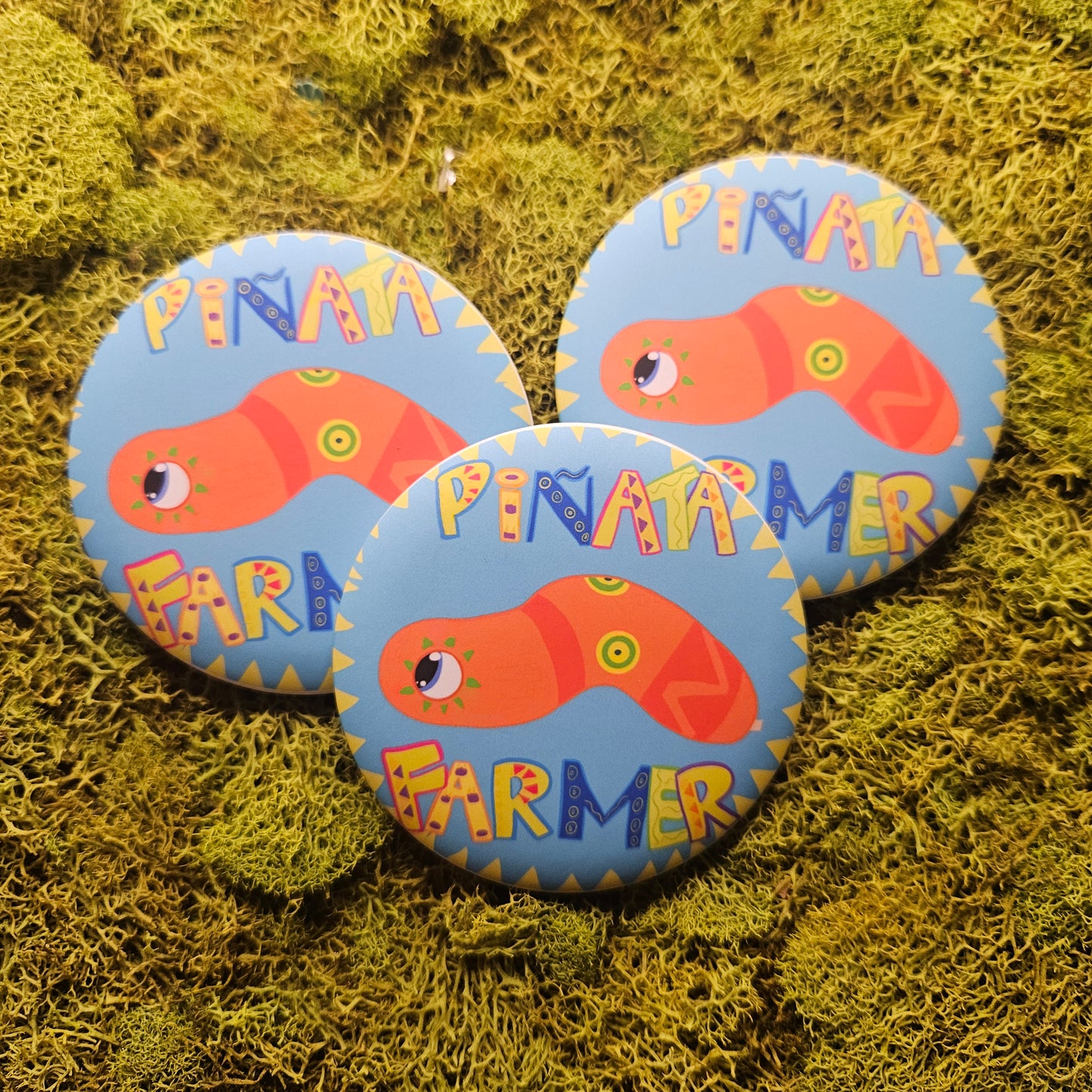Pinata Farmer Button